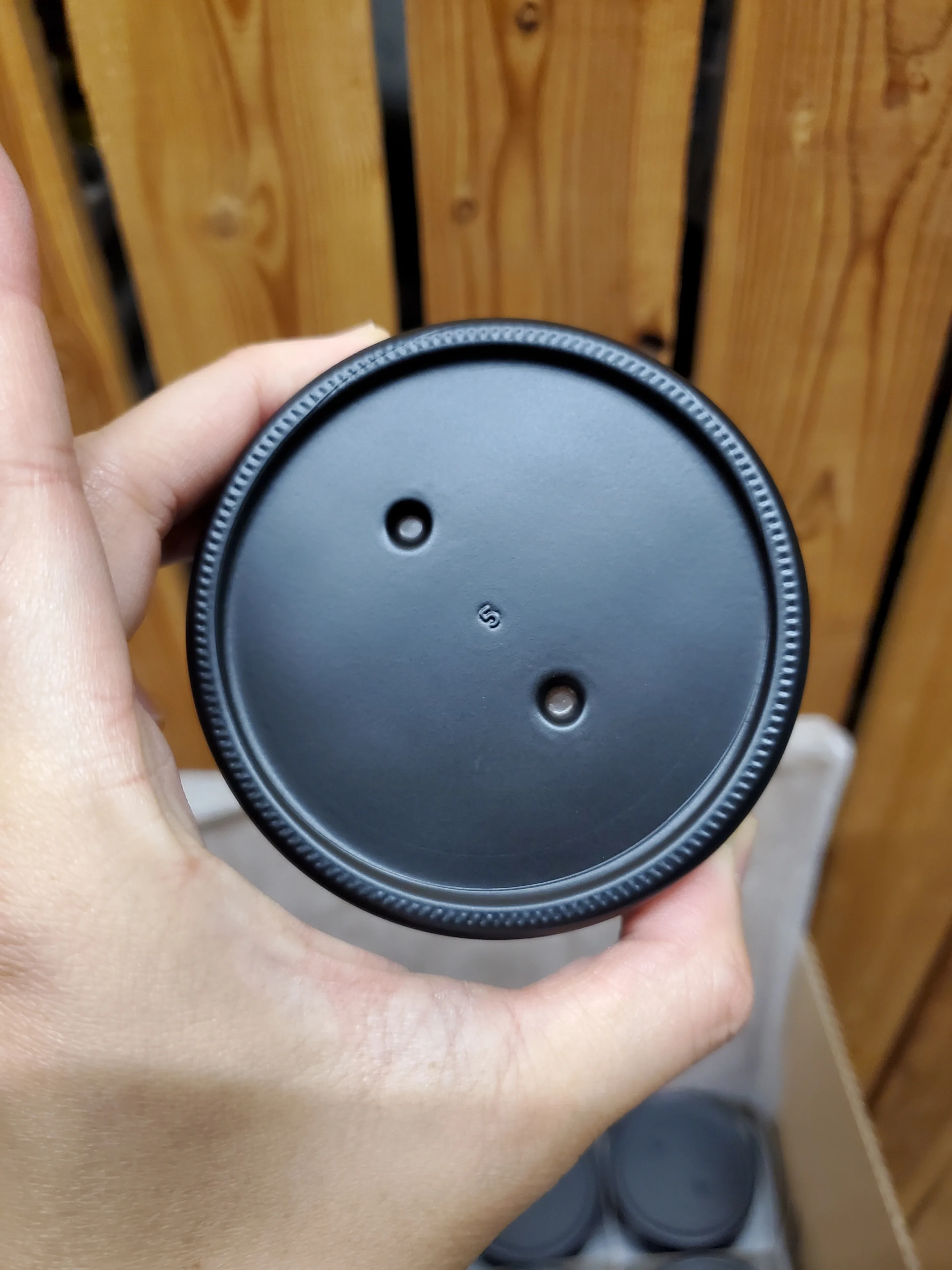 New Black Glass Jar Container 100ml w/lid Made in Italy image indicator(5)