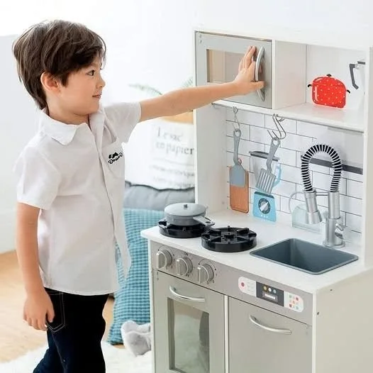 Teamson Kids, Little Chef Valencia Classic Kids Kitchen Set Toy image indicator(4)