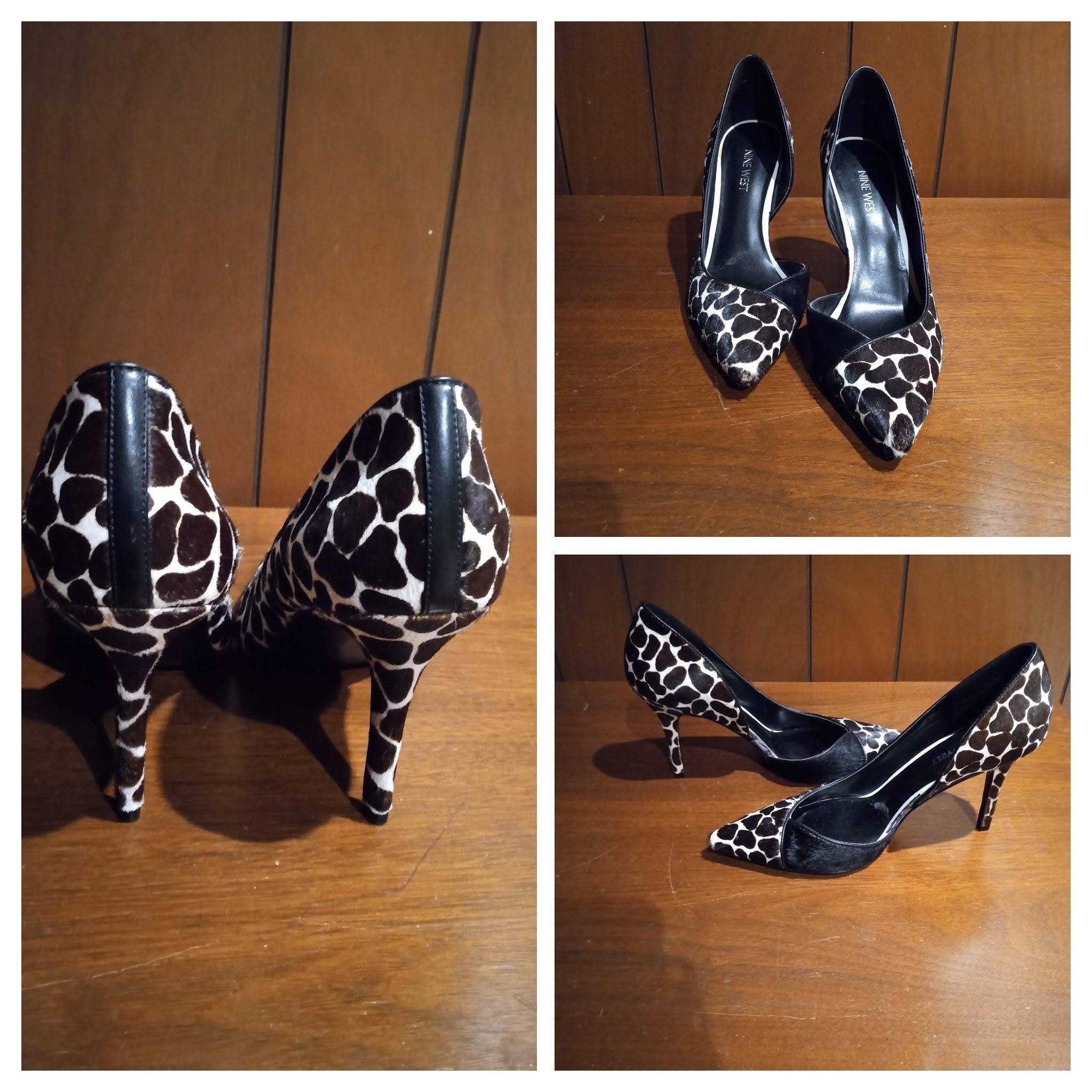 Nine West, Classic Pumps - Black & White, Size 7 - photo 3