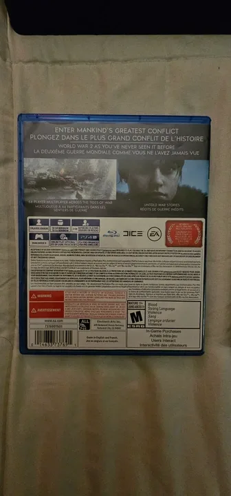 (Like New) PS4 Slim 1TB Console + Controller + MW19 + BFV image indicator(6)