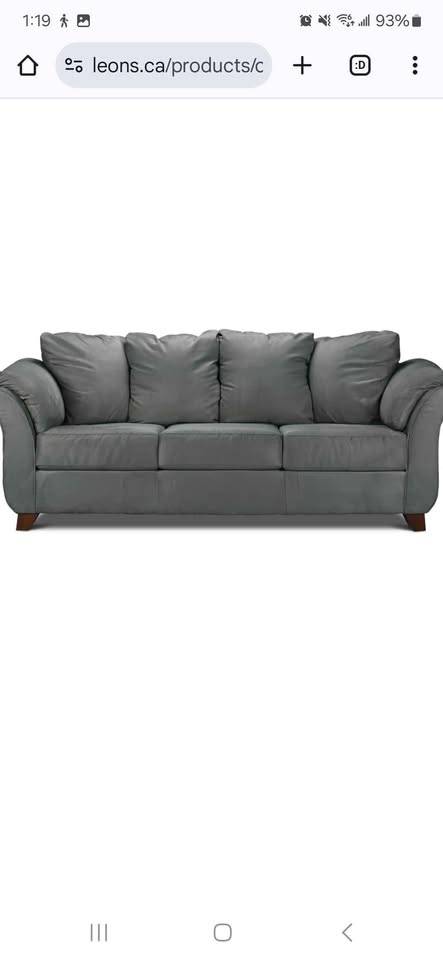 Super Soft Dark Grey Sofa