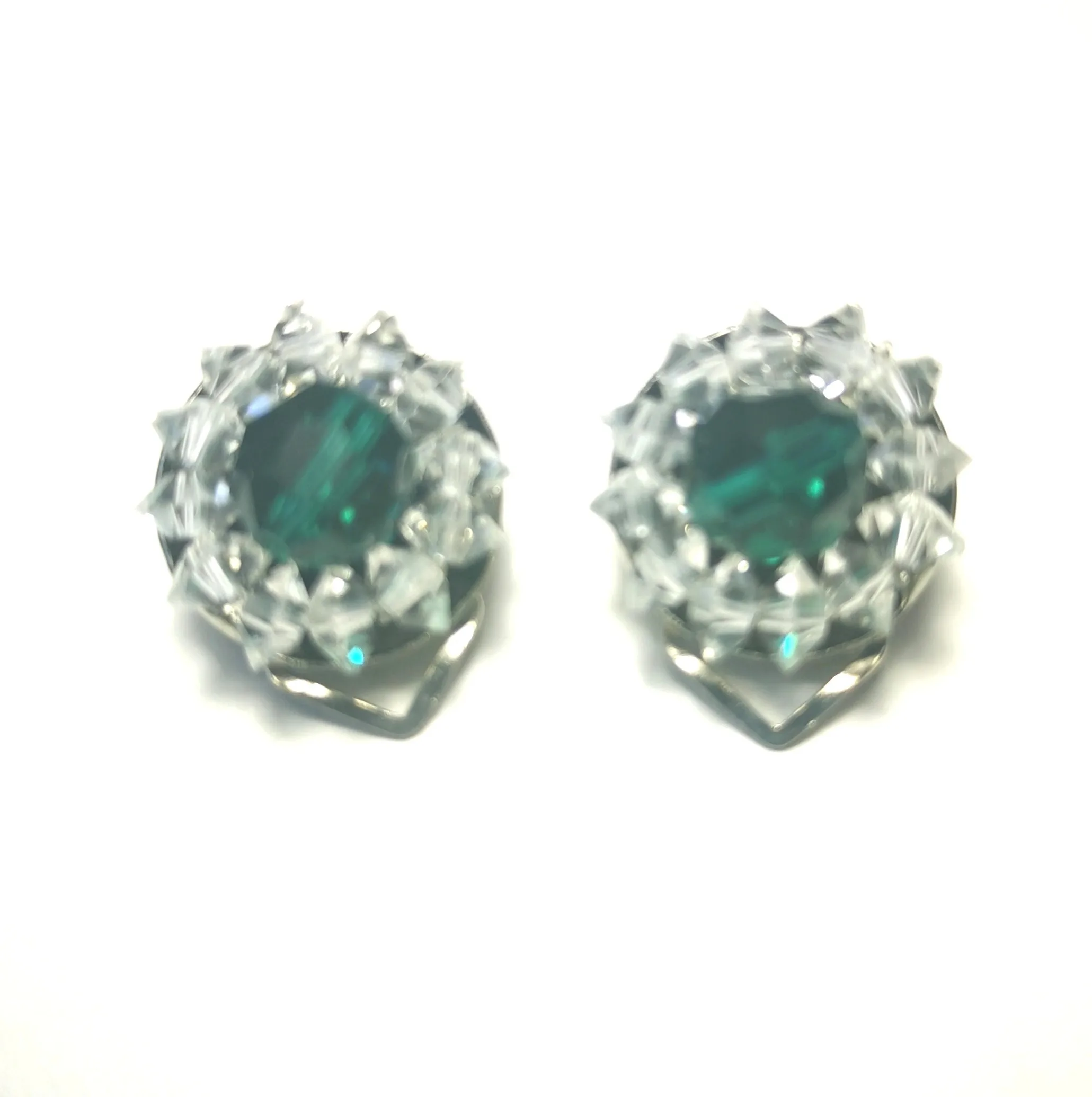 Set Elegant Green Crystal – Necklace, Bracelet & Earring Vintage image indicator(4)