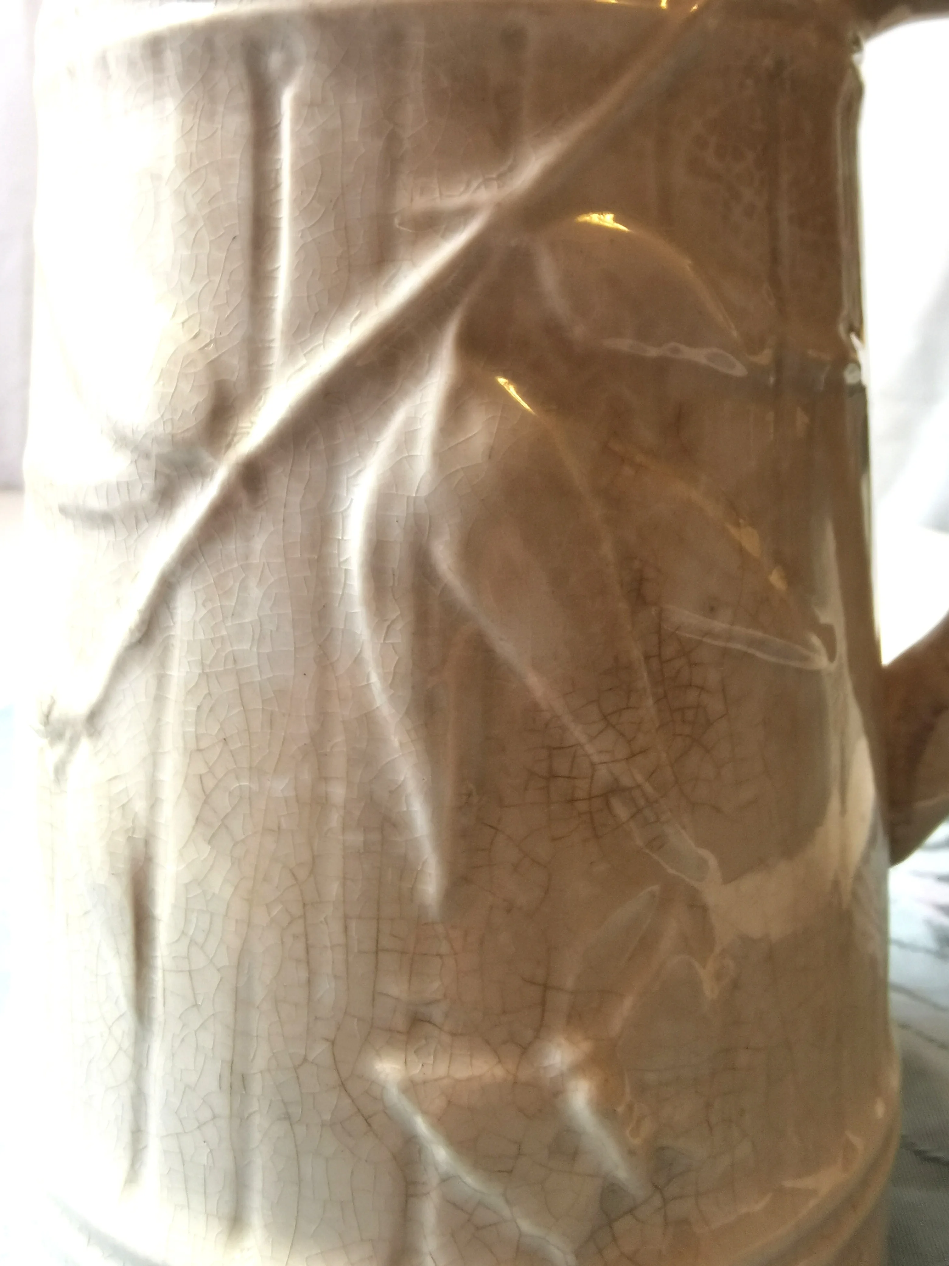 Victorian Pitcher Leaf/ Vine Design Kitchen Jug   Antique image indicator(4)