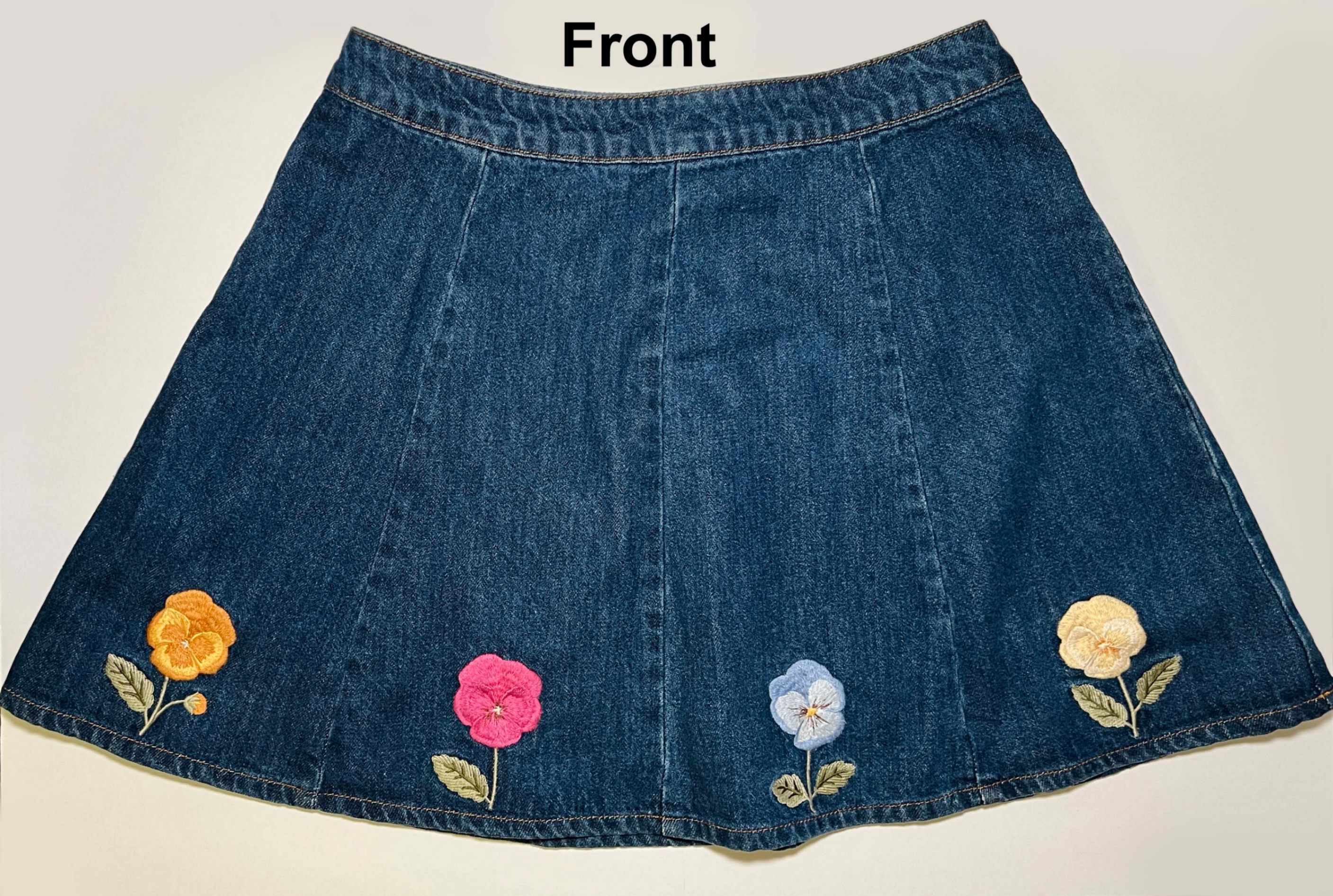New Denim Jean Flower Skirt by Princess Highway - photo 2