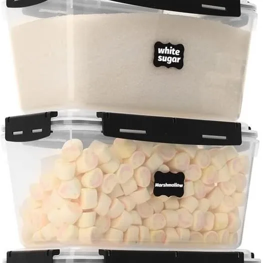 4 Piece Airtight Food Storage Containers with Lids, 4L image indicator(3)