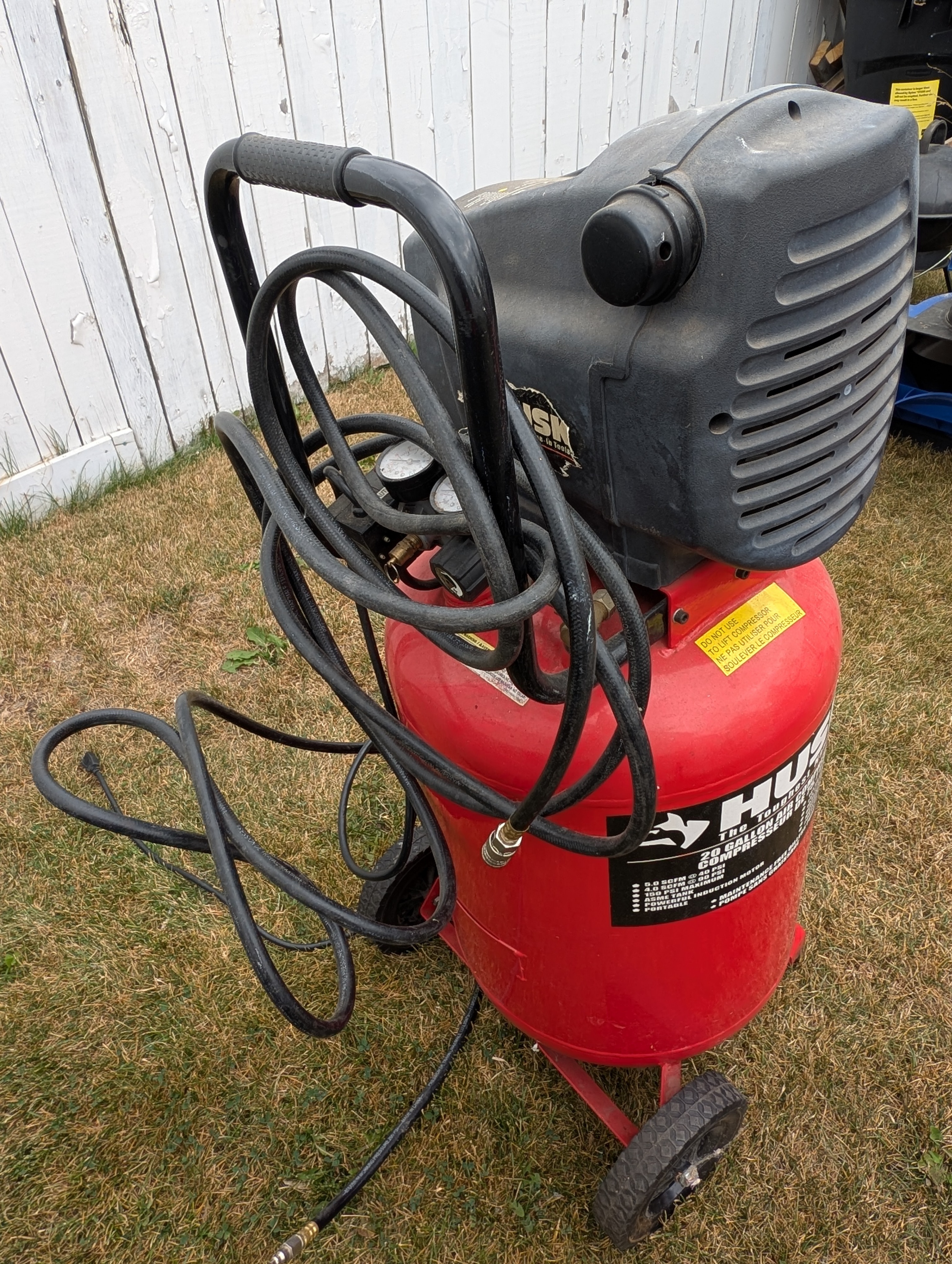 Husky TAW-2080 Electric 20 Gallon Air Compressor - photo 4