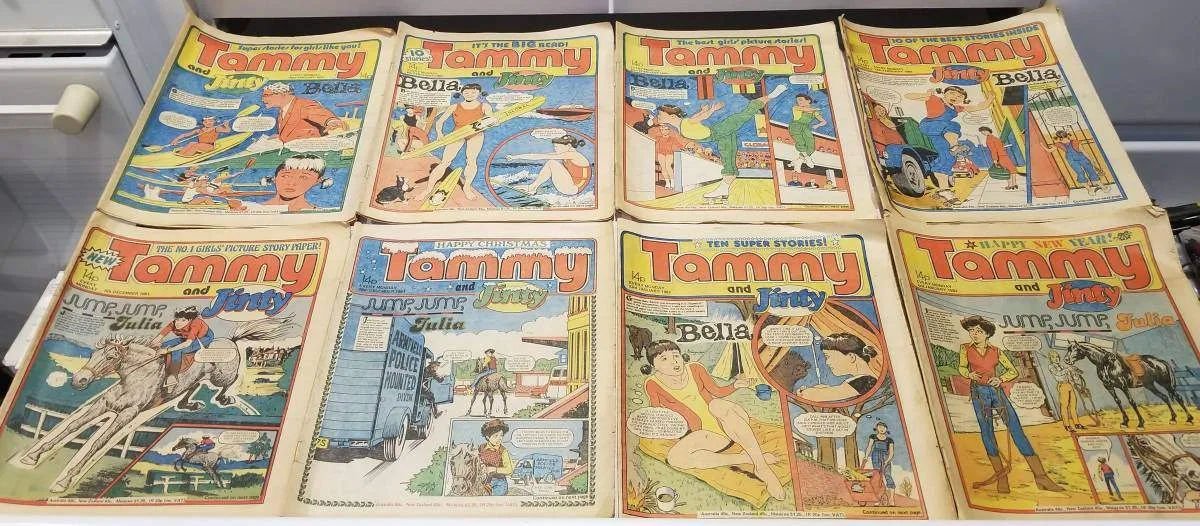 Vintage Tammy & Jinty British Girls’ Comics – 8 Issues (1981–82) thumbnail