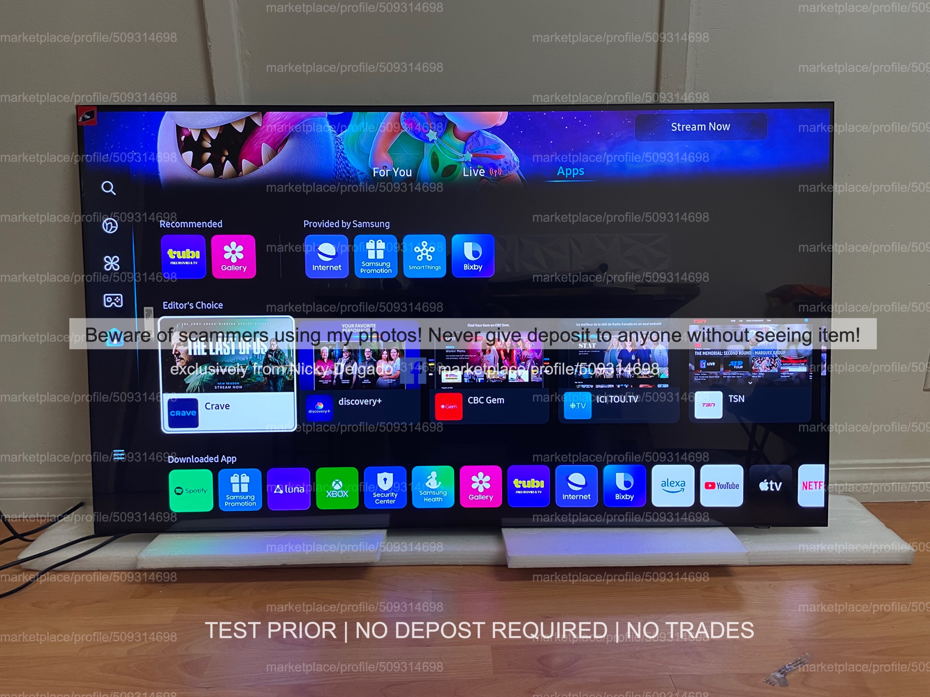 NEW! Samsung 55" OLED  Smart 4K TV QN55S92D  - 4K 120hz - 2025
