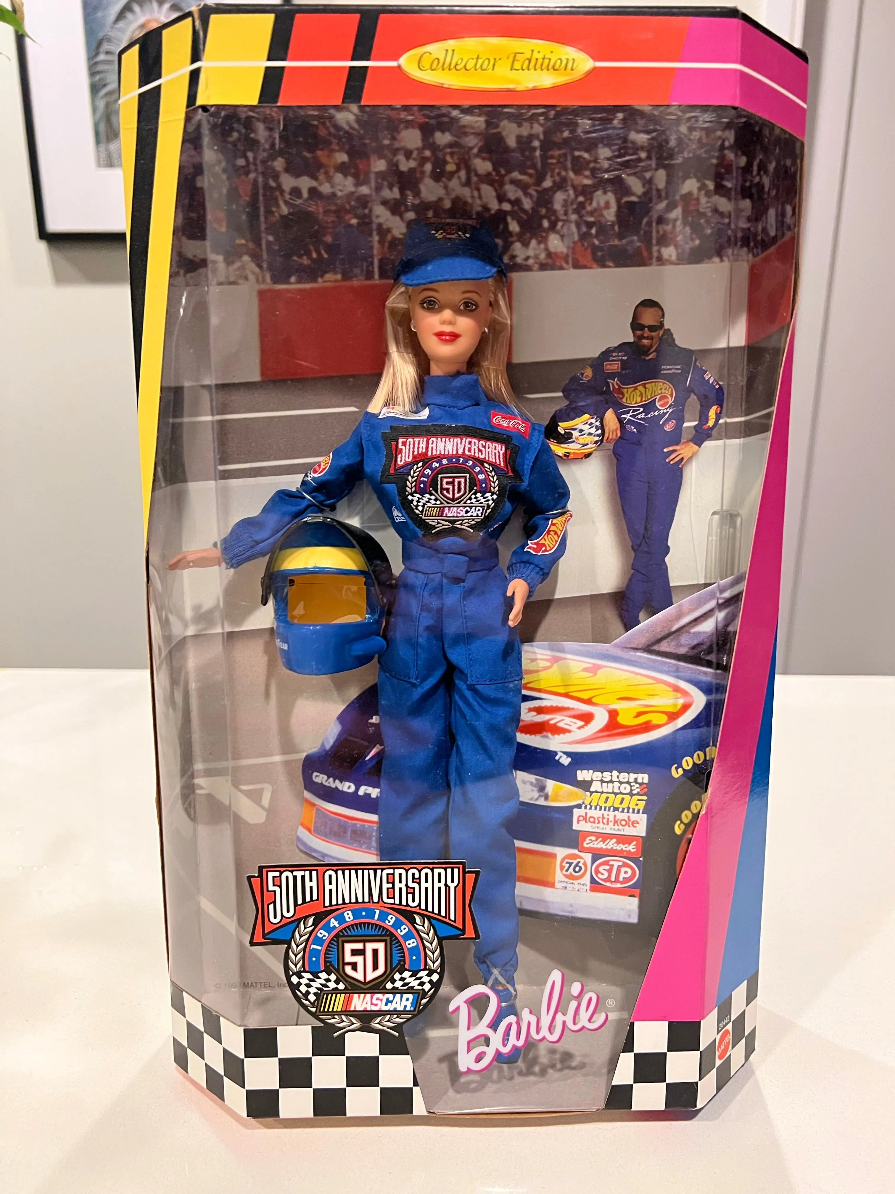 Mattel Race Car Driver Barbie Doll NASCAR 50th Anniversary thumbnail
