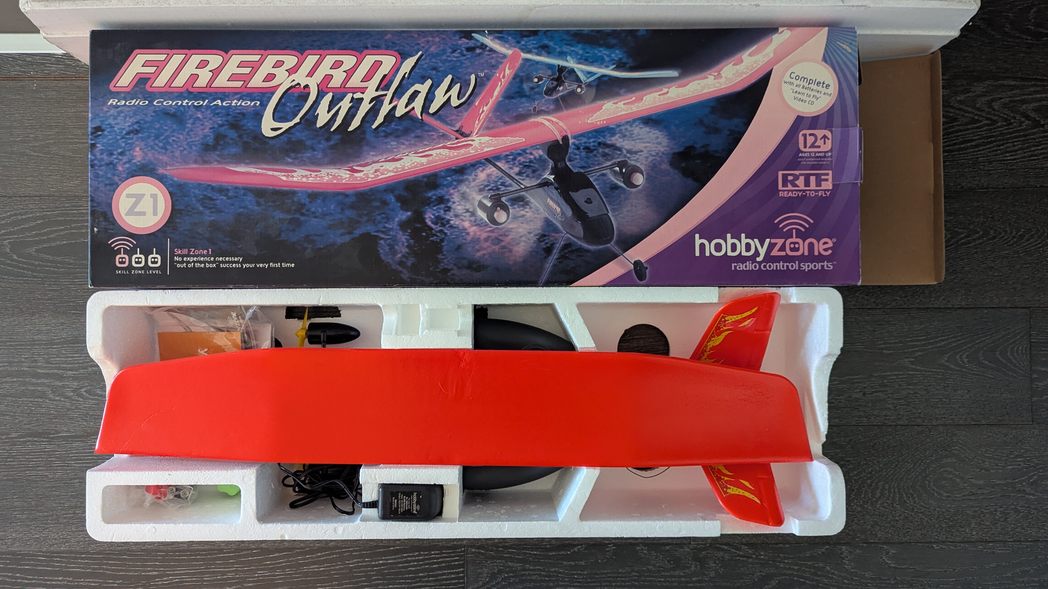 🛩️ HobbyZone Firebird Outlaw RC Plane – Ready-to-Fly 🛩️