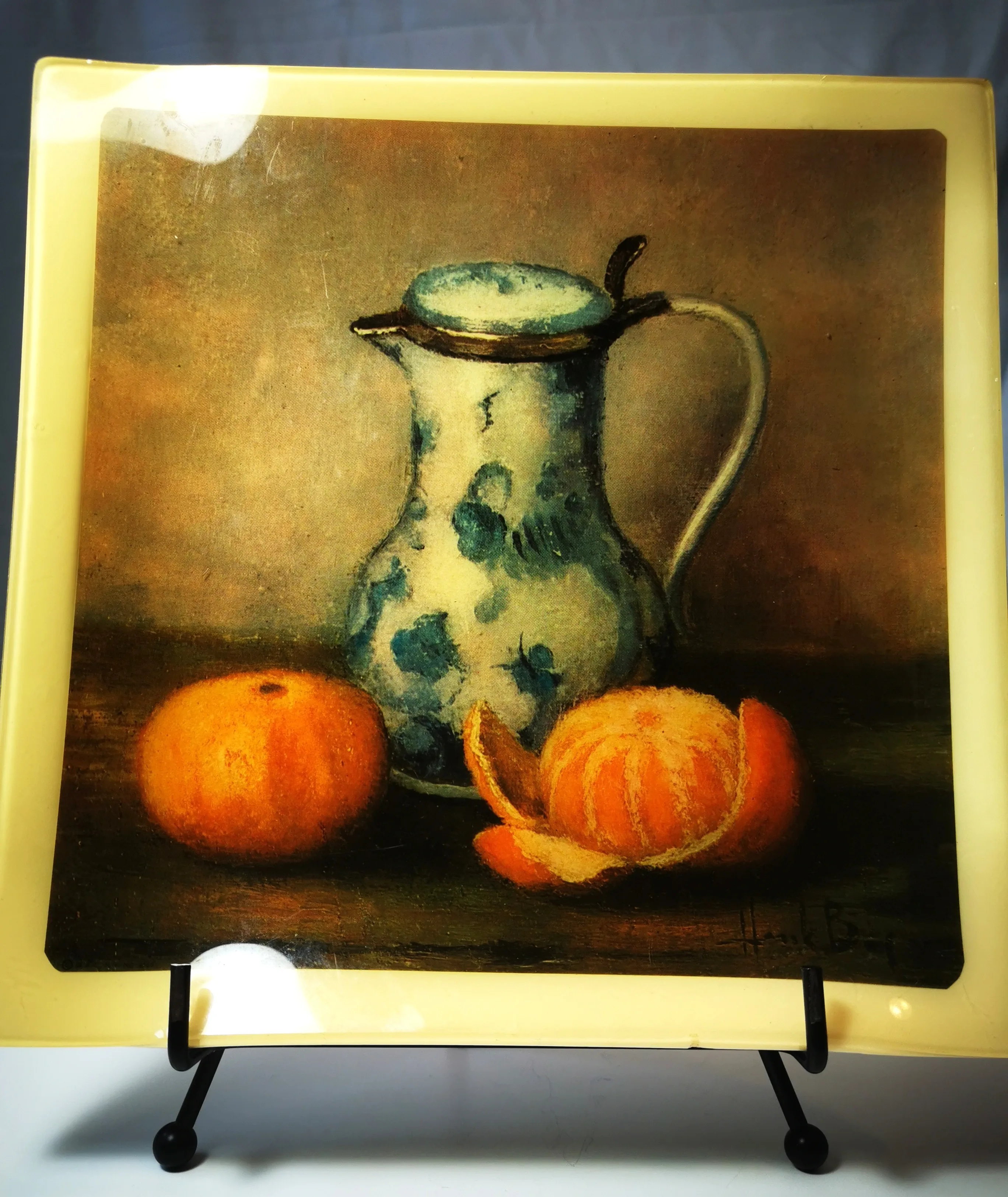 Henk Bos Still Life Art Tile Vintage | Resin Print Plaque image indicator(5)