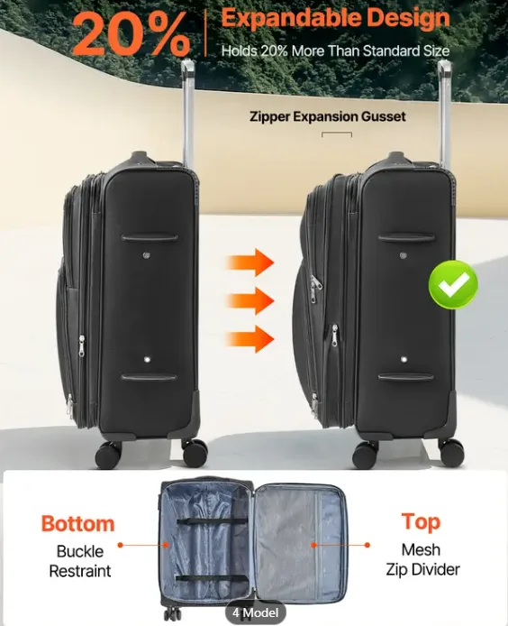 Large Size Luggage for traveling image indicator(9)