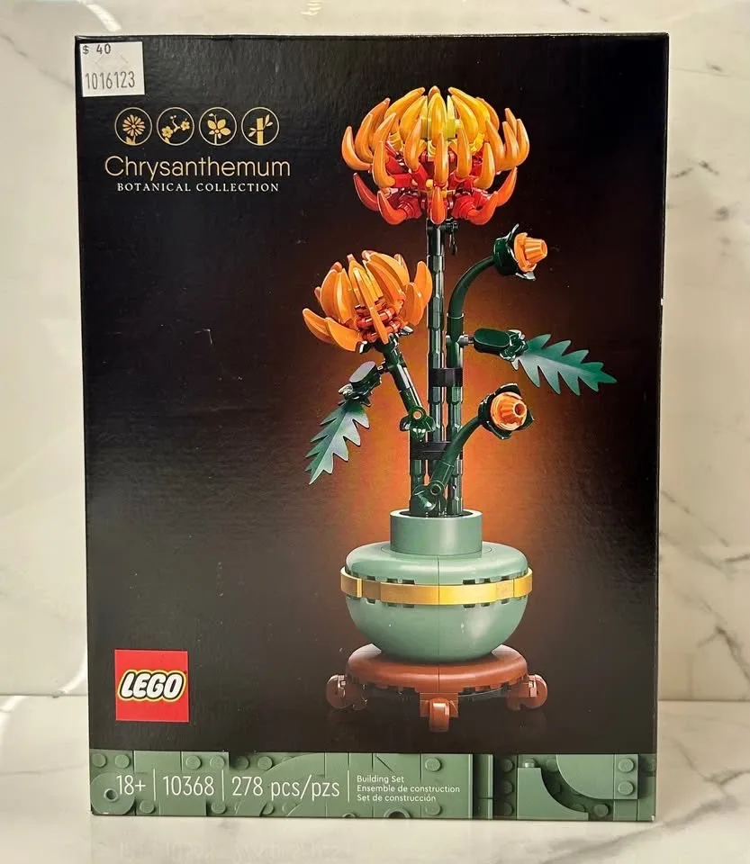 New LEGO 10368 Botanicals Chrysanthemum thumbnail