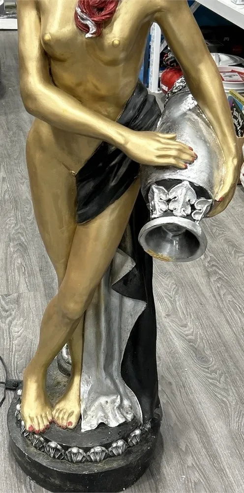 61” Sculptural Nude Woman Fountain Statue – Garden Centerpiece image indicator(3)