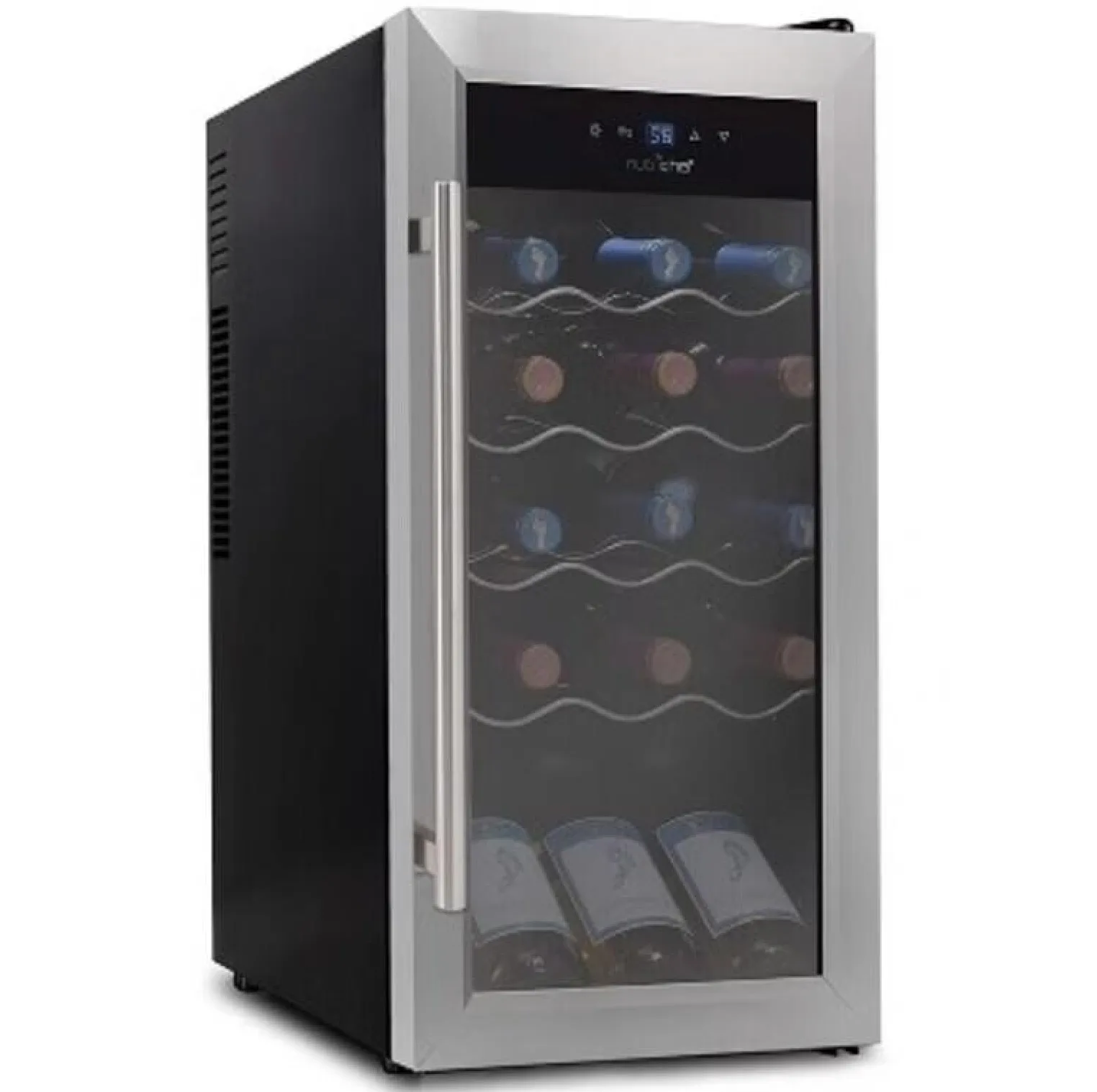 NUTRICHEF 18 BOTTLE WINE CHILLER, BLACK thumbnail