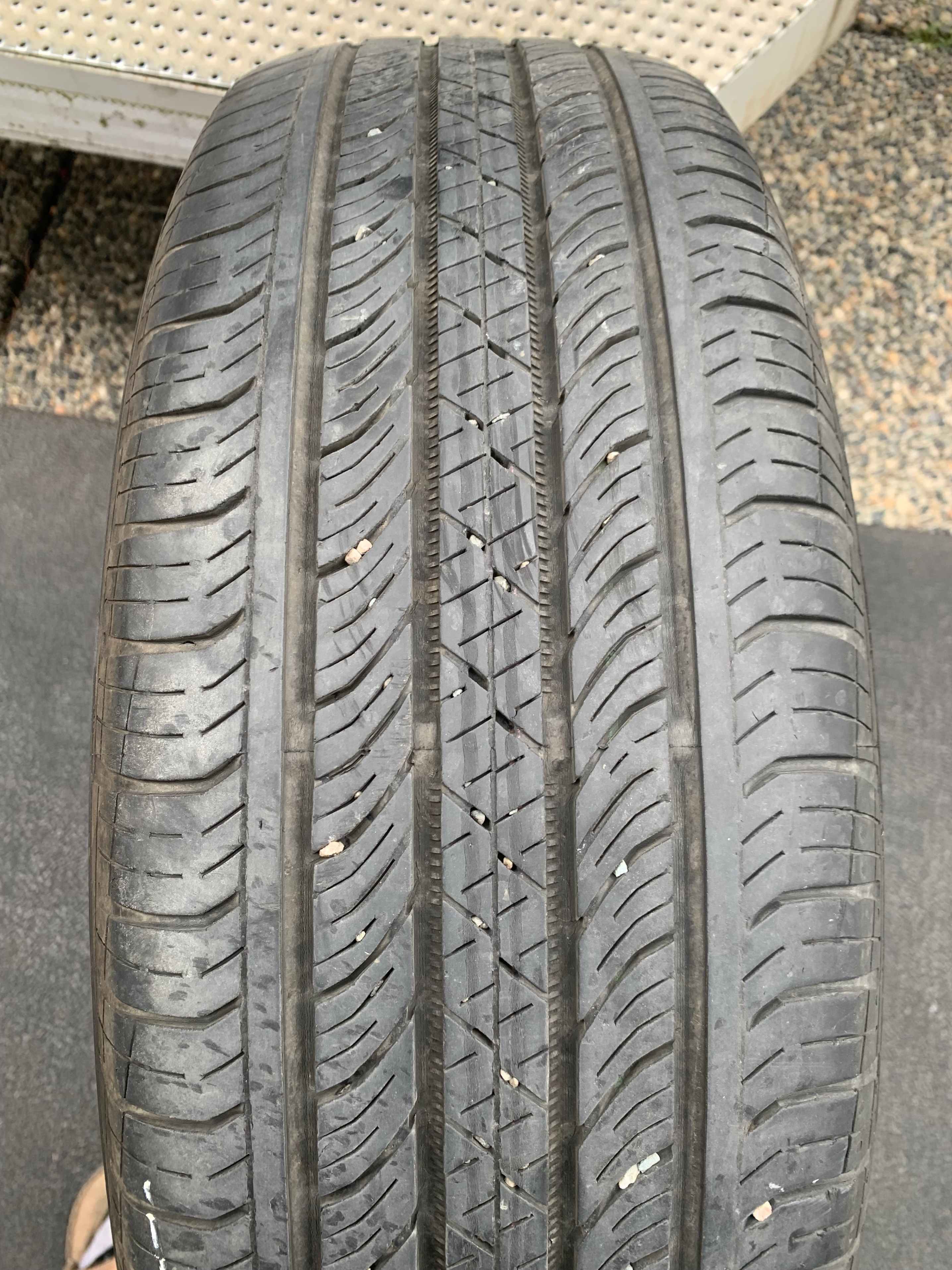 PAIR of 215/65/17 M+S Continental pro contact TX with 70% tread