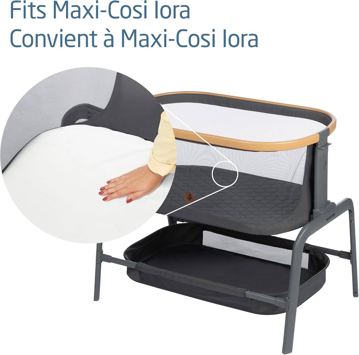 Maxi-Cosi Iora Bedside Crib incl Carry bag & Bedsheets - Grey - photo 5