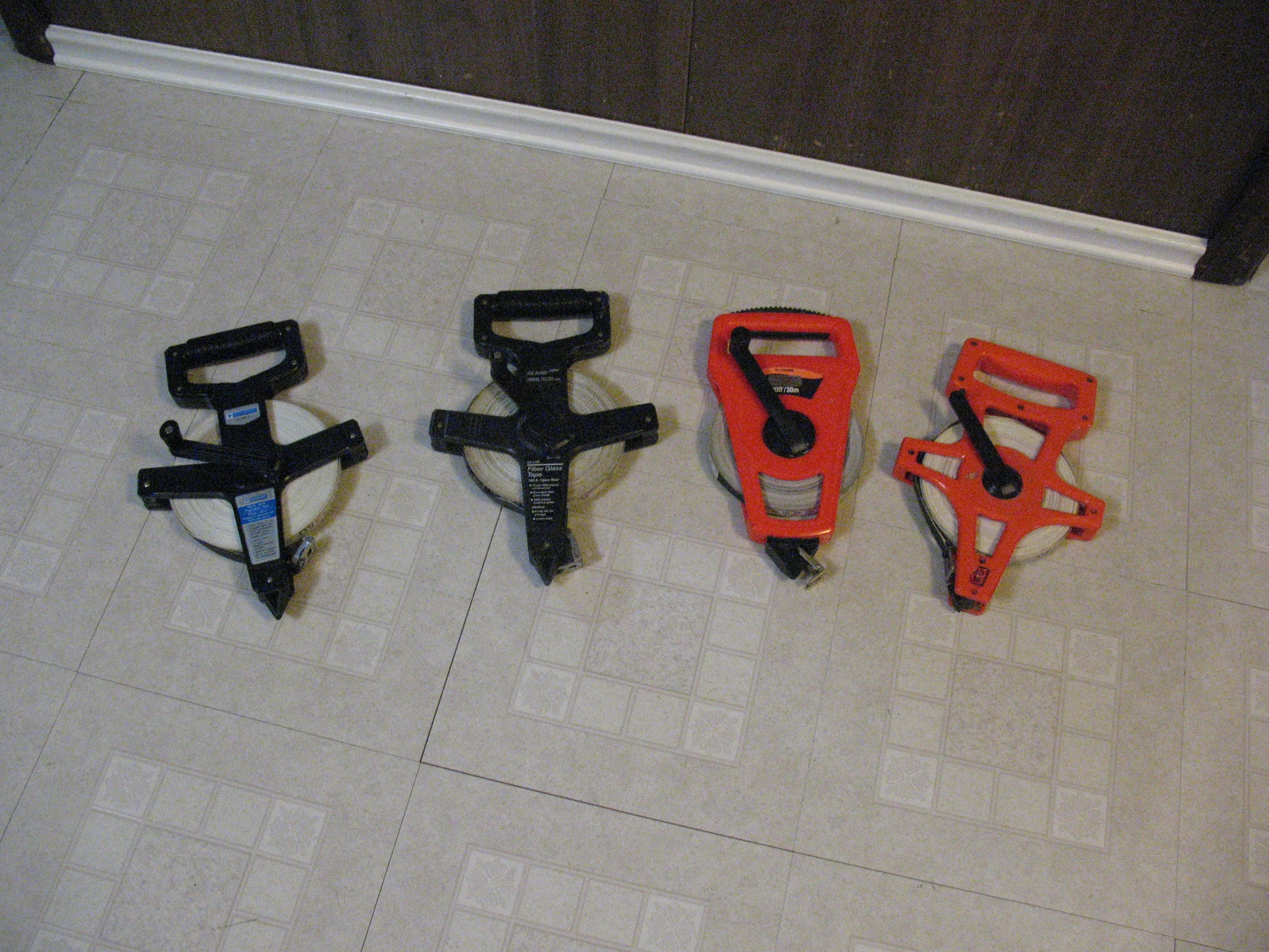 Four 100-ft Measuring Tapes thumbnail