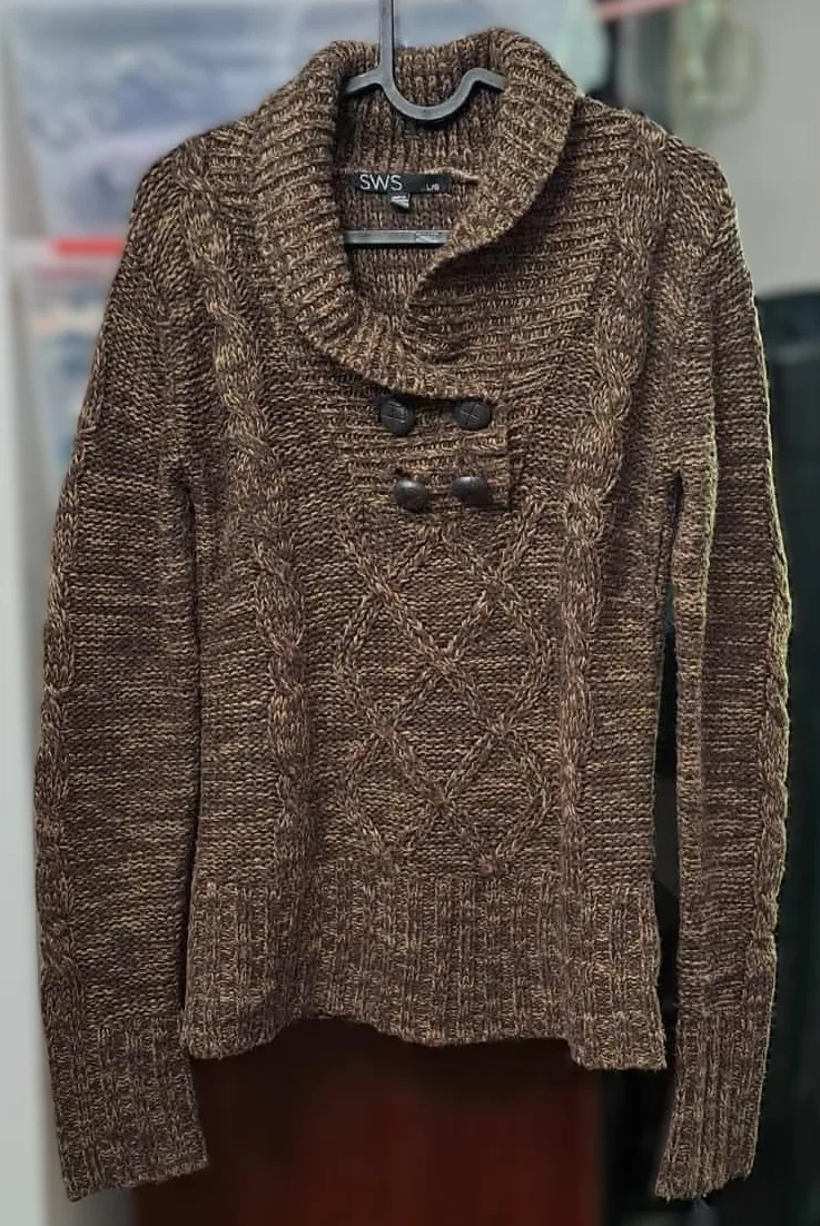 SWS Knit Retro Sweater plus Turtleneck Knit Top🥕 thumbnail