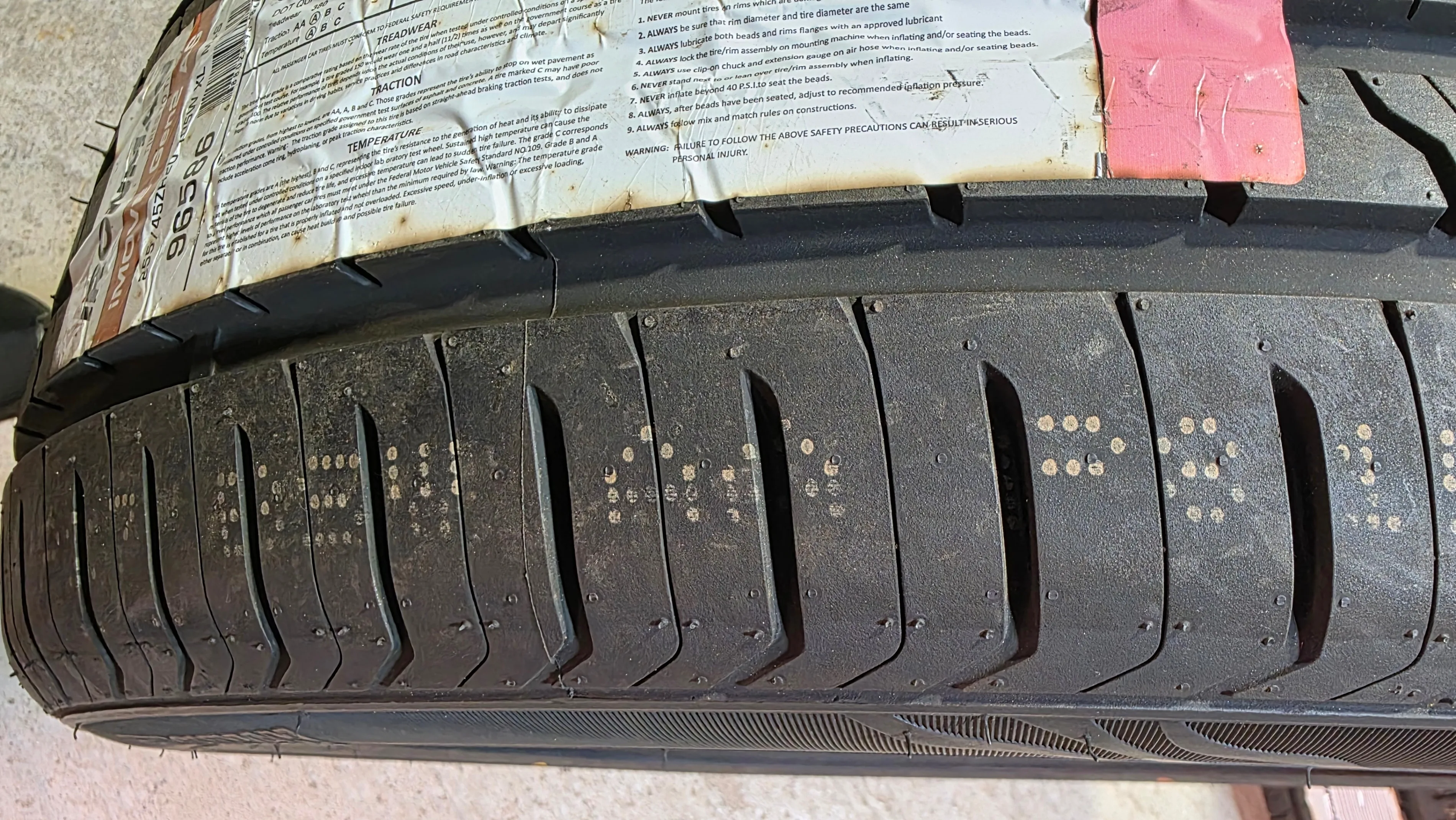 brand new 255/45/20 Ironman all season tires image indicator(6)