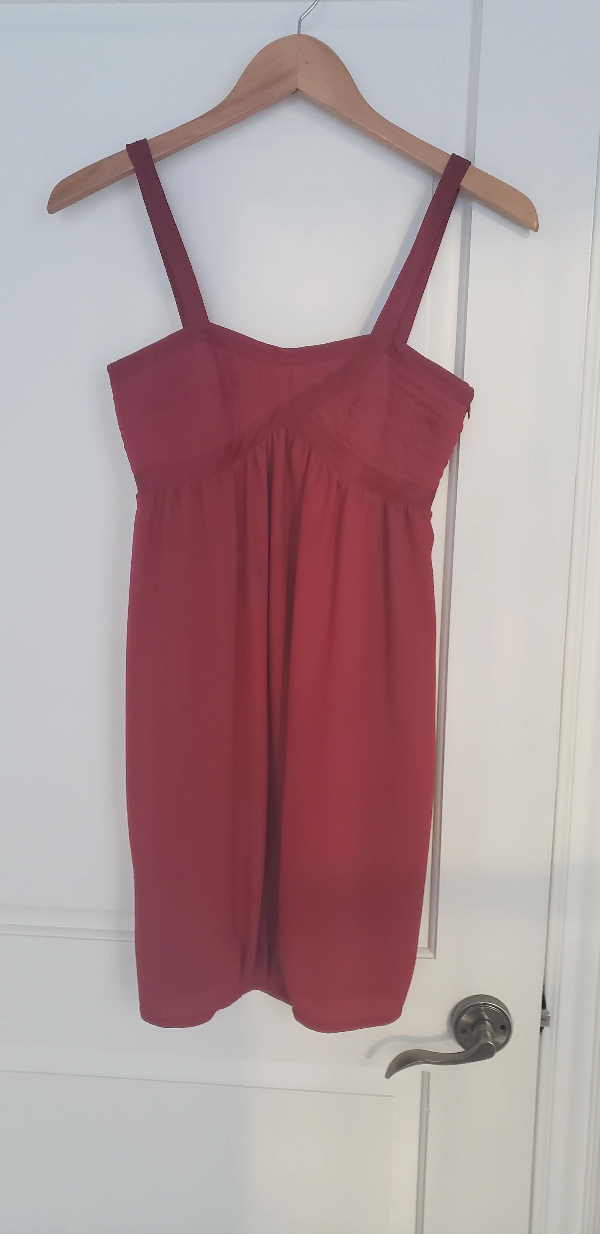 Emporio Armani Vintage Cranberry Dress Size 40 thumbnail