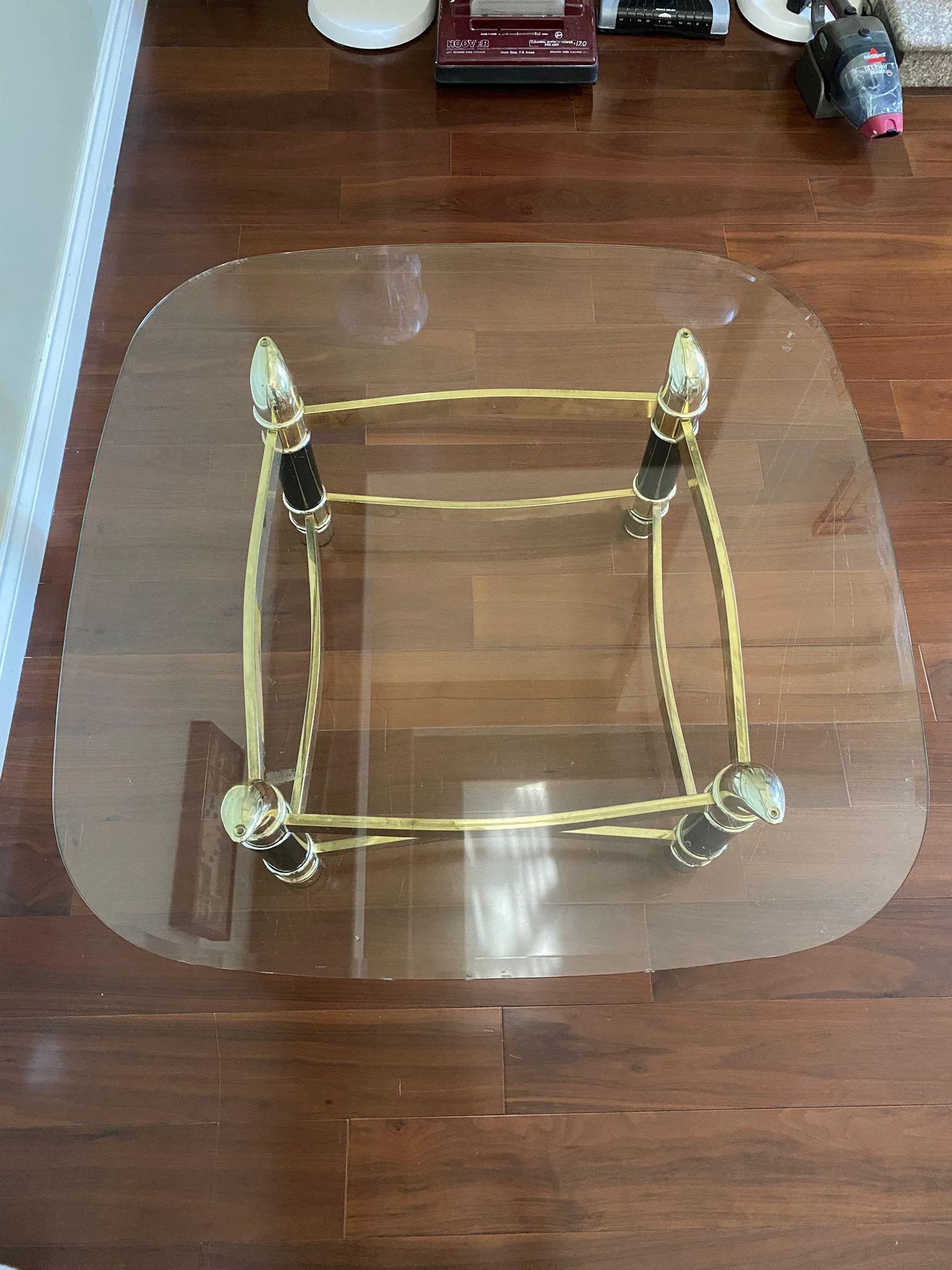 Square Classic Top Coffee Glass Table 36 x 36 x 15H" image indicator(3)