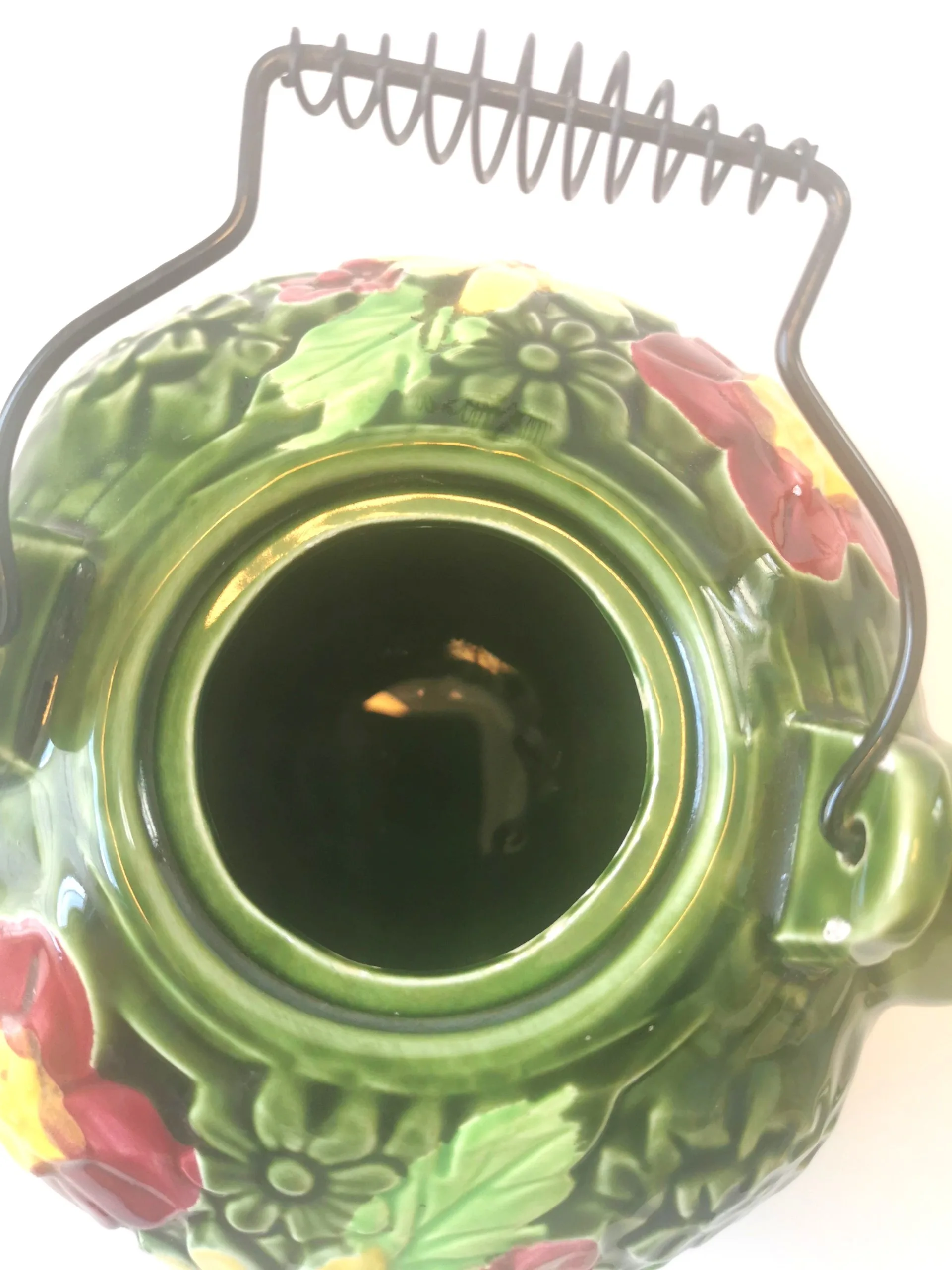 Tea Pot National Silver Company Nagoya Japan Vintage Botanical image indicator(3)