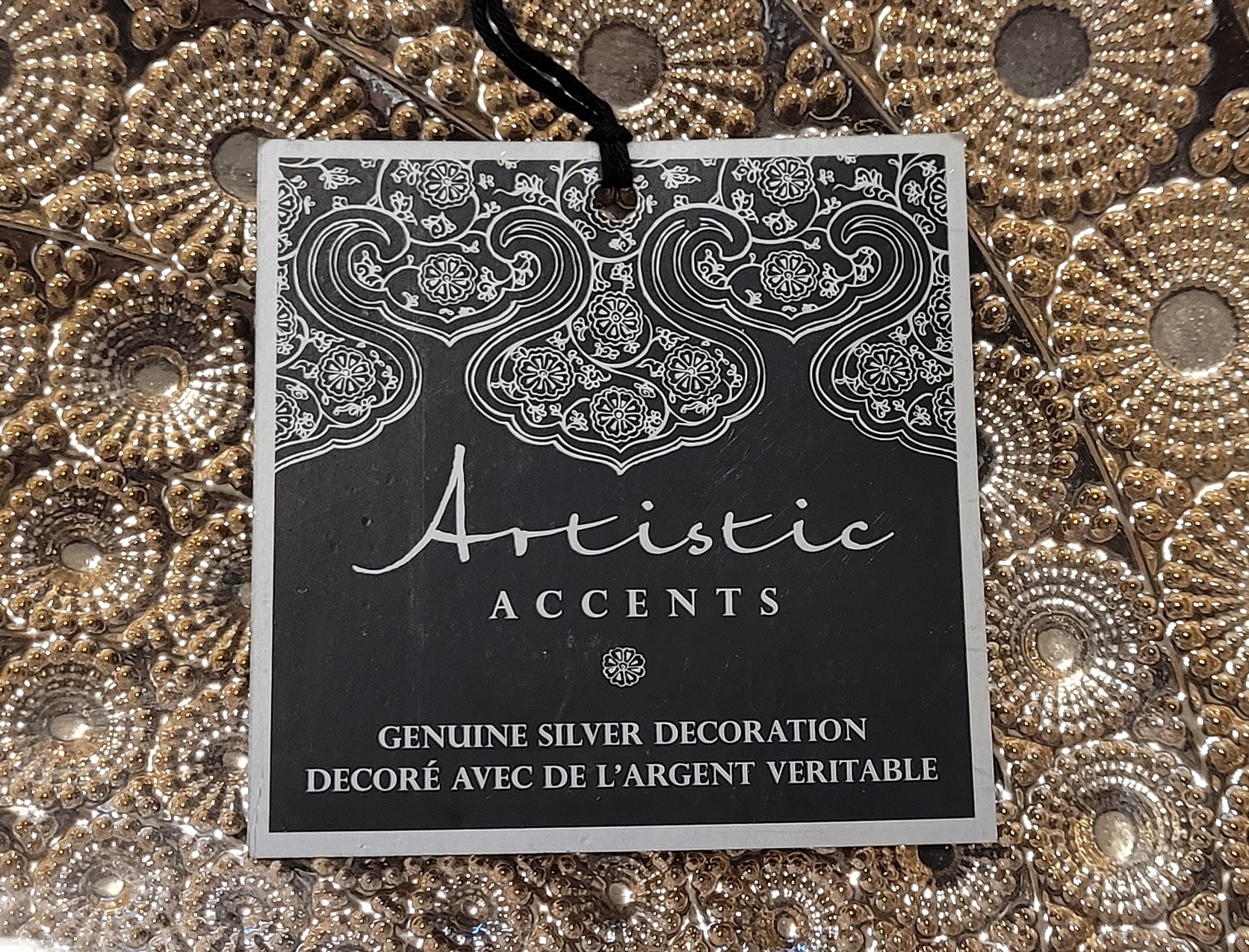 Genuine Silver and Glass Decorative Bowl - photo 2