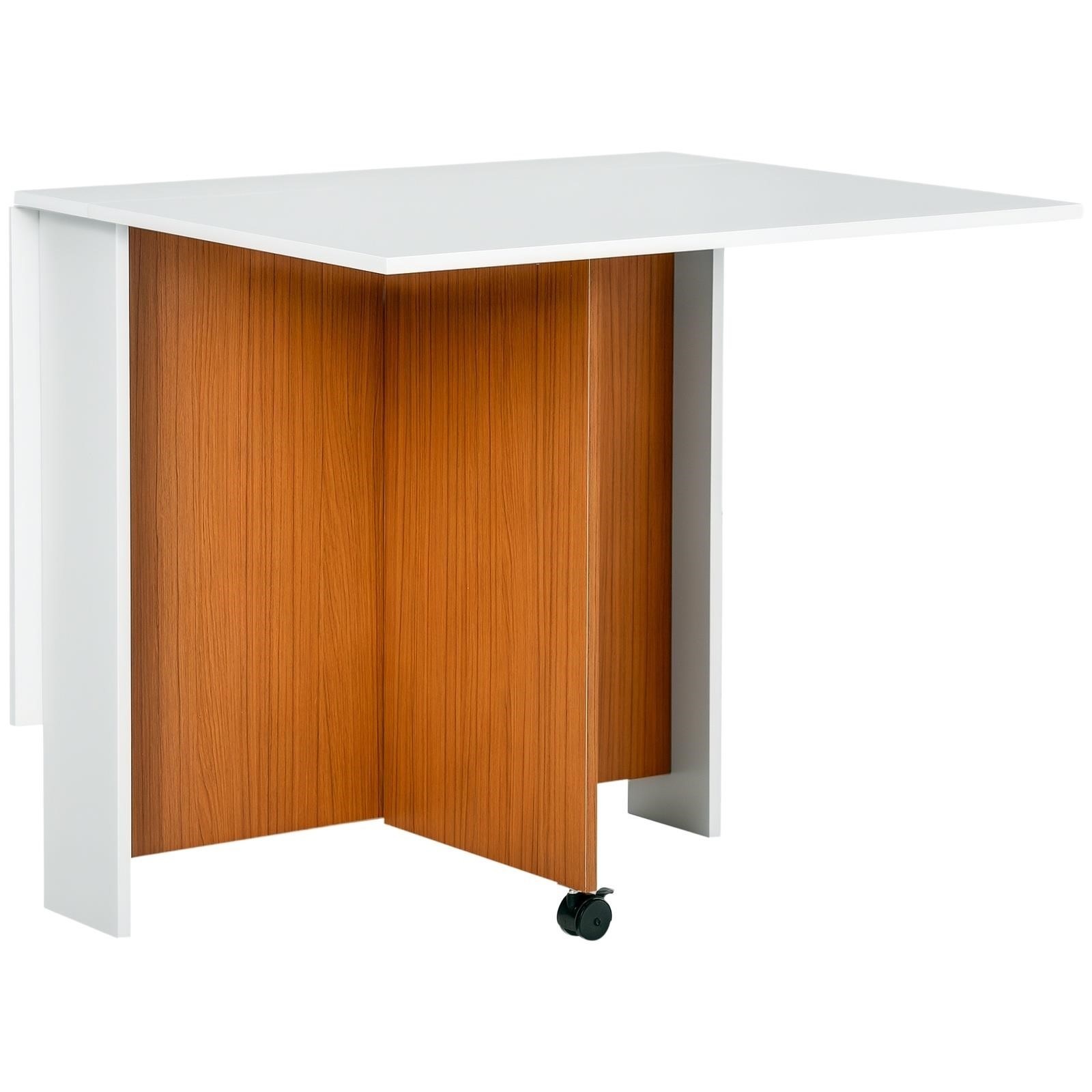 White Foldable Dining Table - photo 4