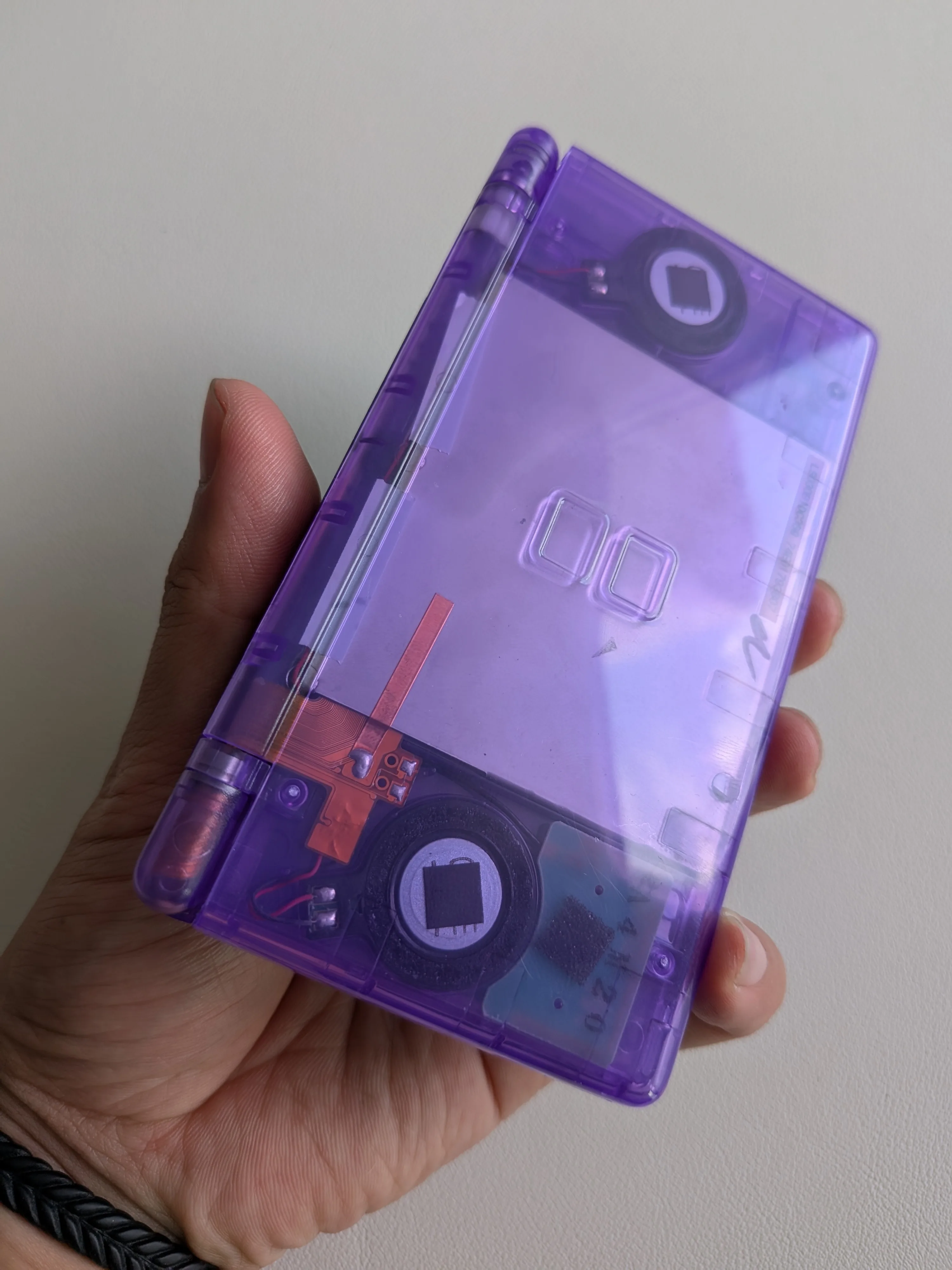 Nintendo DS Lite TransparencyPurple image indicator(3)