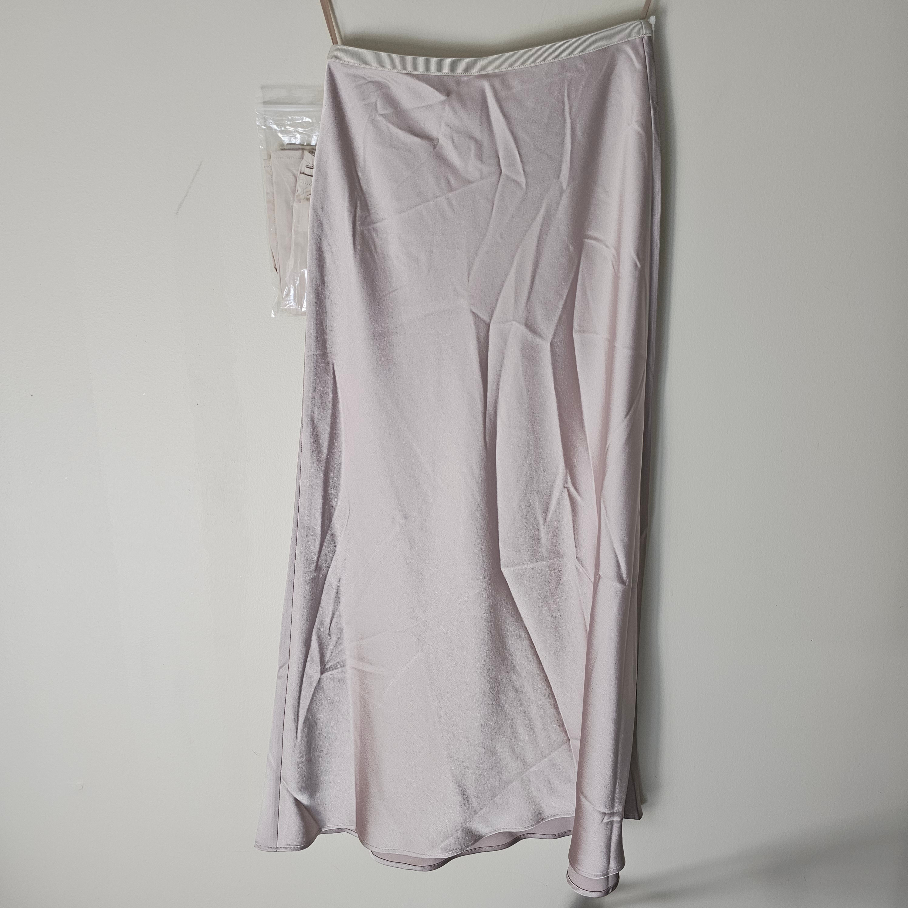 NWT Uniqlo Satin Skirt - 2024 - Natural - Sz XS - photo 2