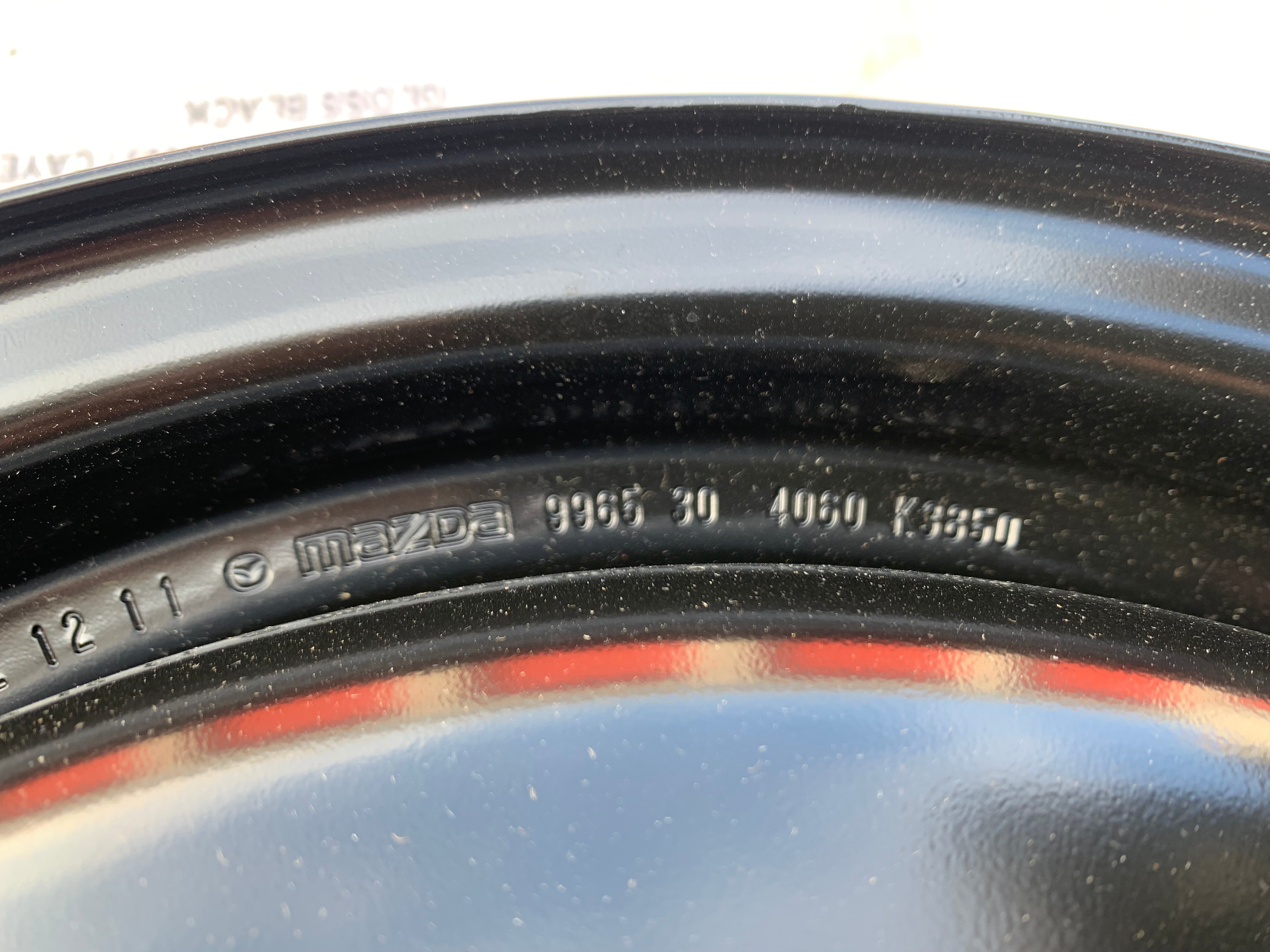 1 X single Brand New OEM Factory 16X4" Spare Steel Mazda CX5 Rim - photo 4