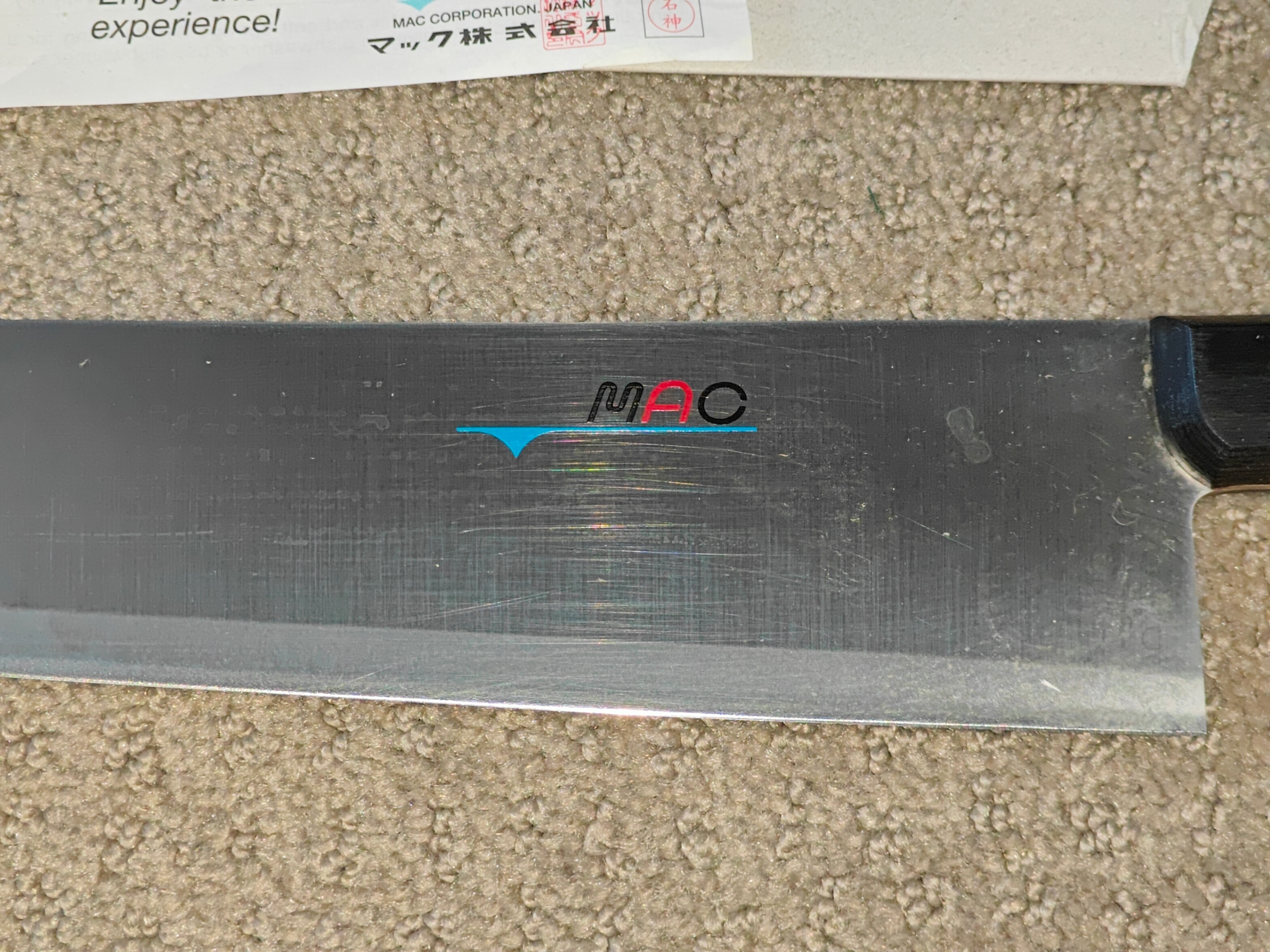 MAC Japanese Chef Series 12" Chef's Knife (BK-120) - Japan Made - photo 3