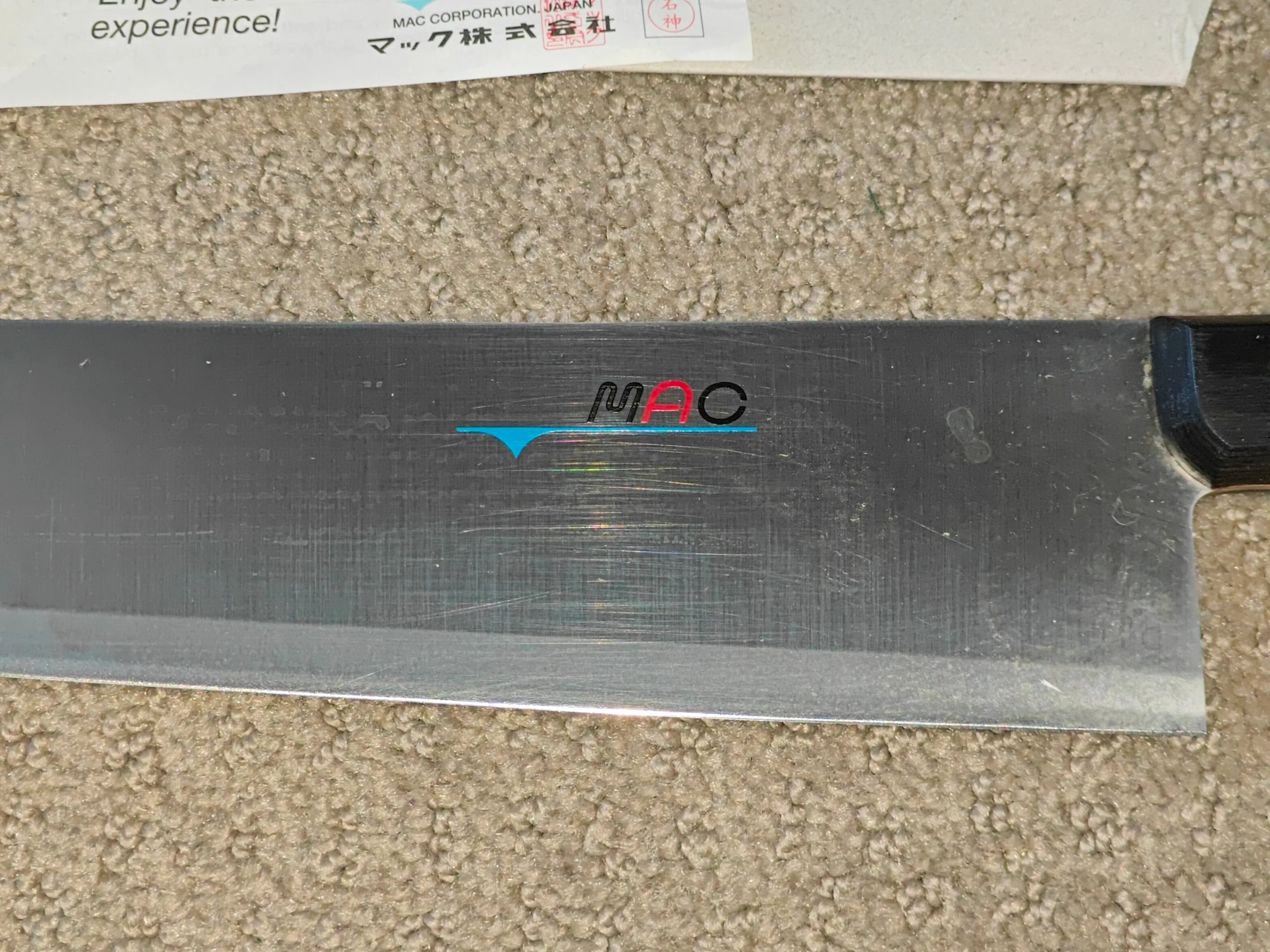 MAC Japanese Chef Series 12" Chef's Knife (BK-120) - Japan Made image indicator(3)