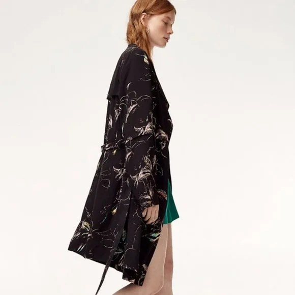 NWT Aritzia Babaton Quincey Jacket - 2018 - Black Denude - Sz S thumbnail