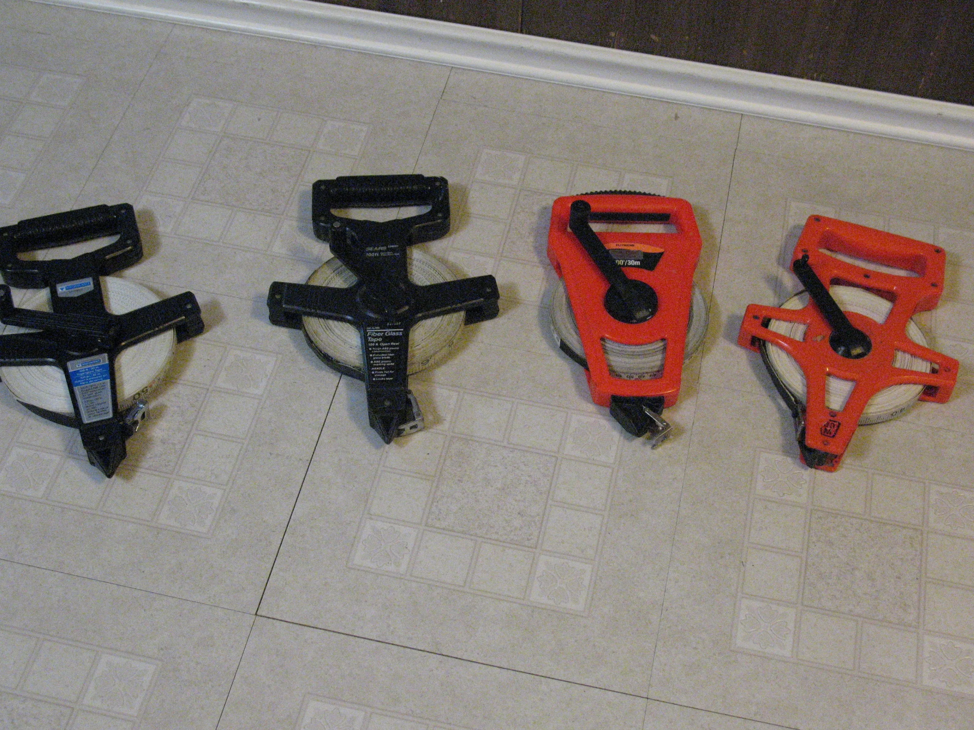 Four 100-ft Measuring Tapes image indicator(10)