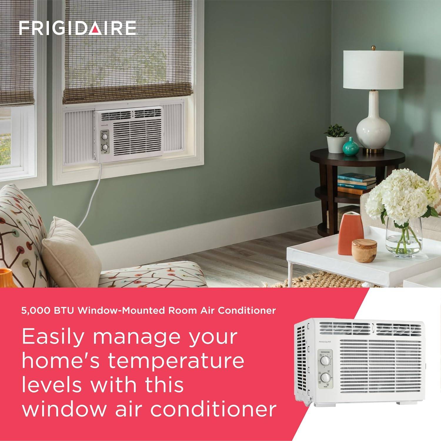 Frigidaire 5,000 BTU Window-Mounted Air Conditioner - photo 2
