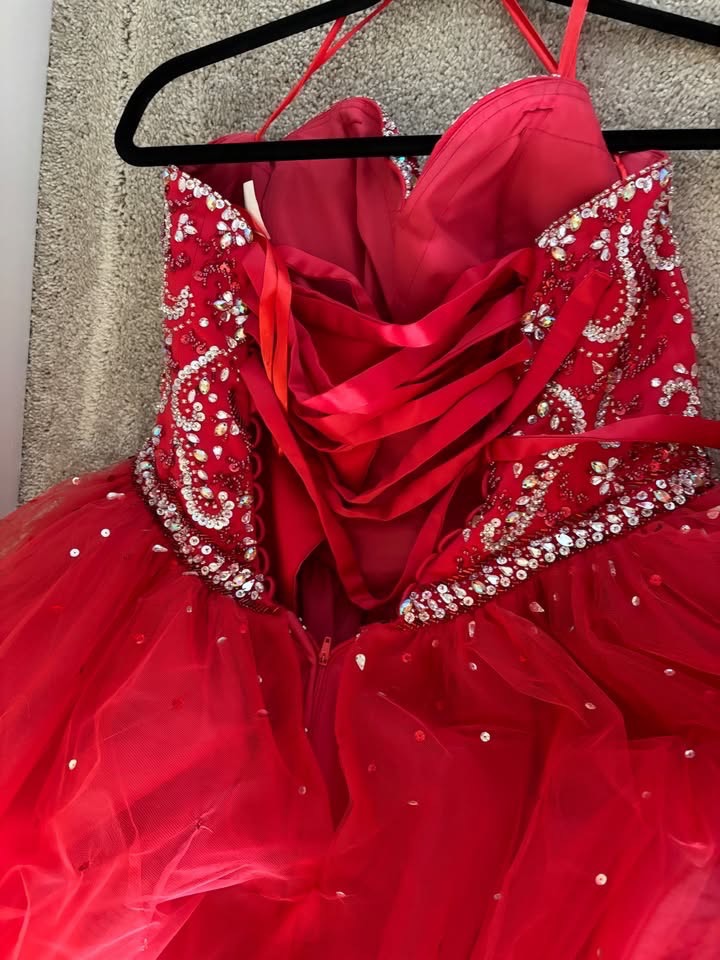 Red Grad/Prom Dress - photo 4