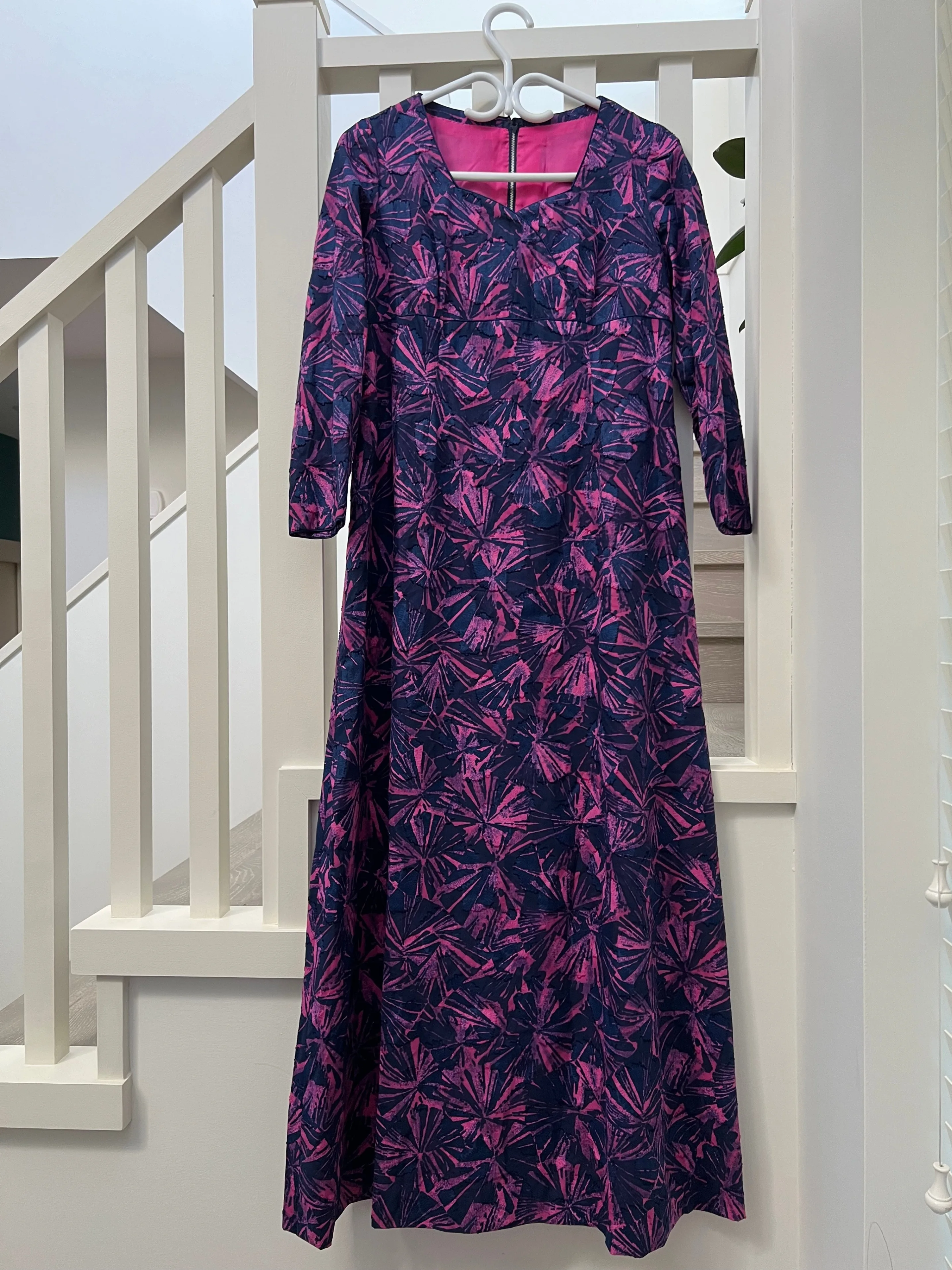 Vintage MCM 1960s Gown Dress thumbnail