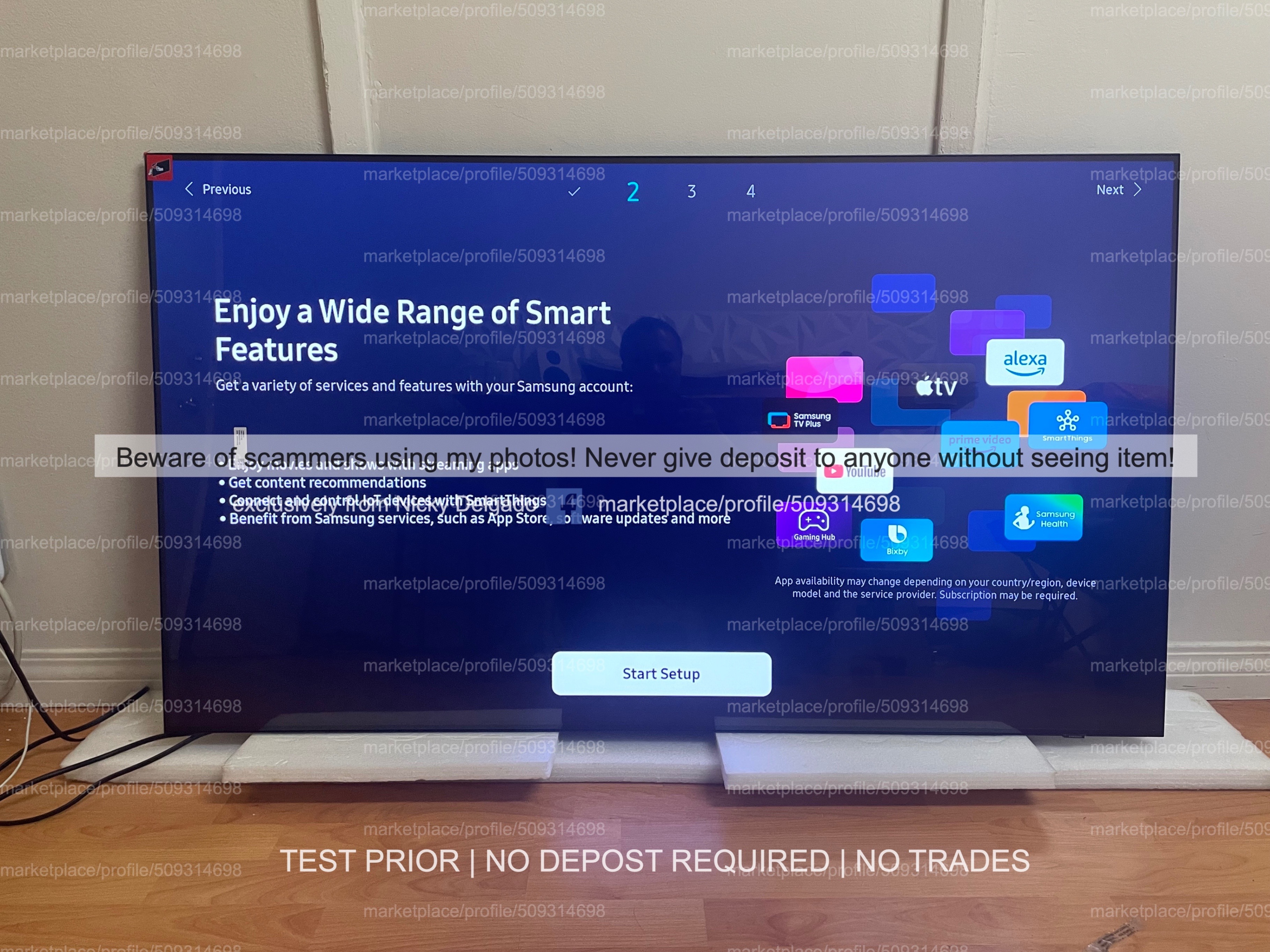 NEW! Samsung 55" OLED  Smart 4K TV QN55S92D  - 4K 120hz - 2025 - photo 5