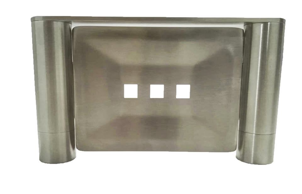 Bathroom Accessories – Metal Soap Dish ( Brushed Nickel ) - photo 2