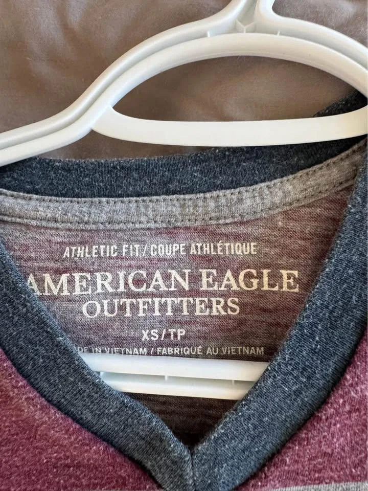 Mens/Boys American Eagle T-Shirts Athletic Fit XS Stripes image indicator(2)