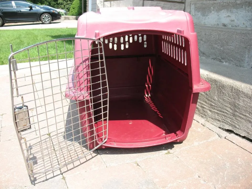 Red Pet Crate thumbnail