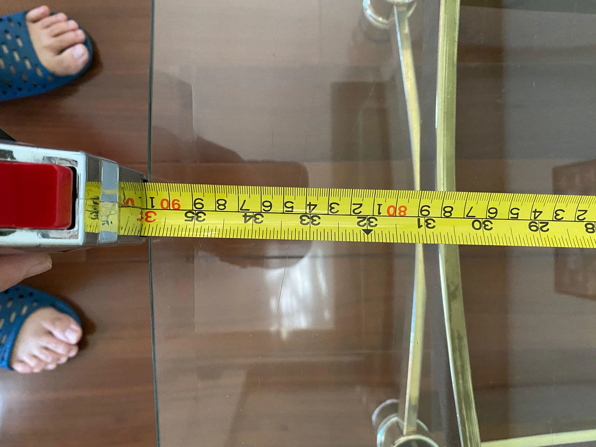 Square Classic Top Coffee Glass Table 36 x 36 x 15H" image indicator(6)