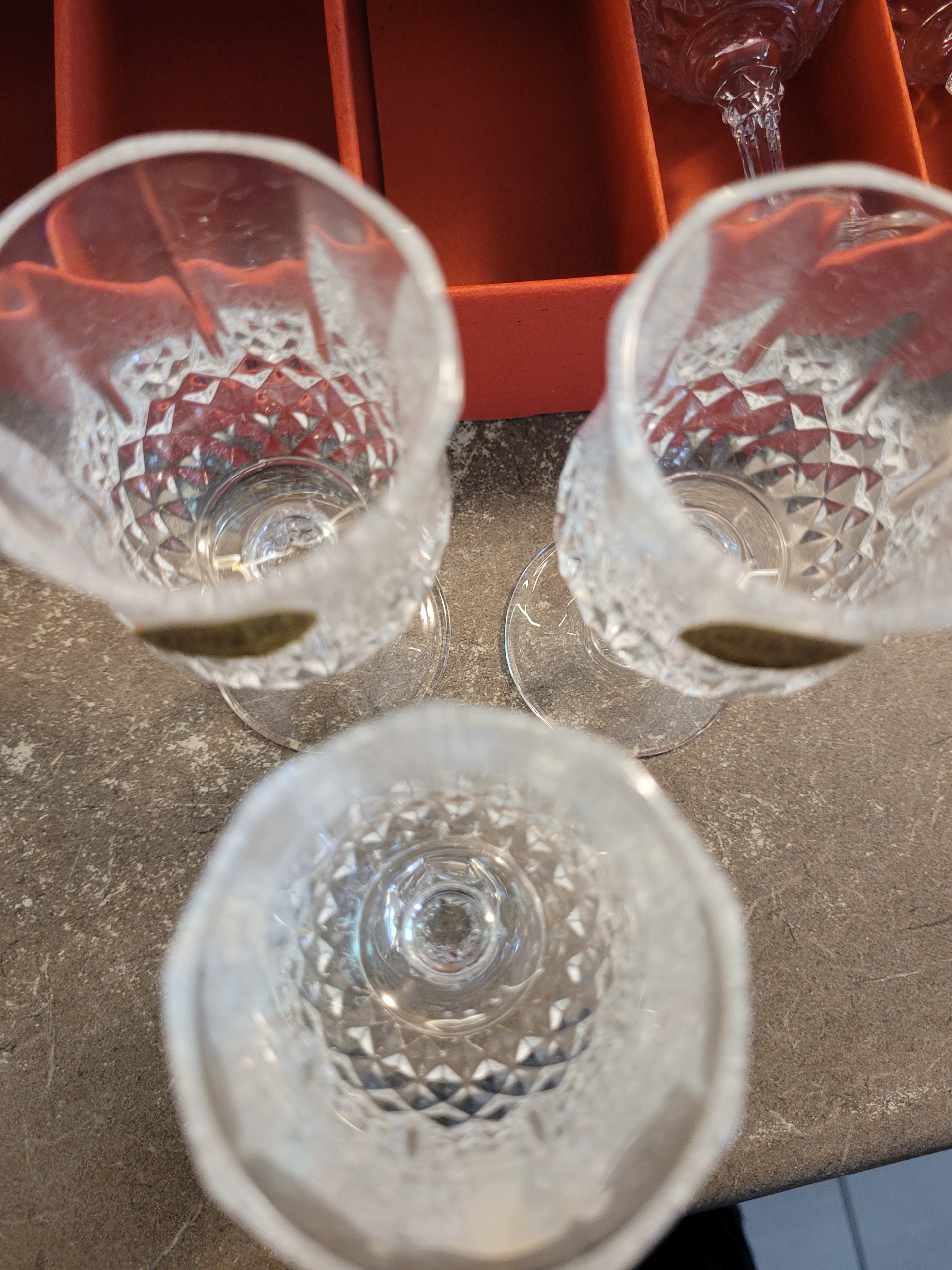 Vintage Set of Cristal D'Arques Longchamp Crystal Glasses - photo 3