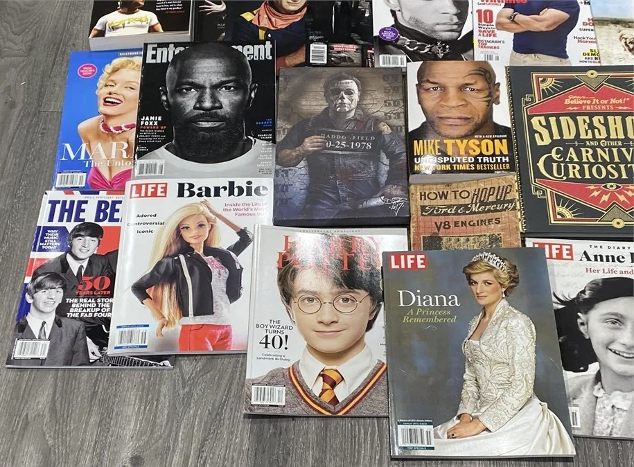 Large Lot Collectible Books, Magazines & Décor – 40+ Pieces image indicator(4)