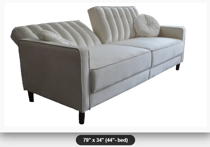 Brand new velvet sofa bed thumbnail