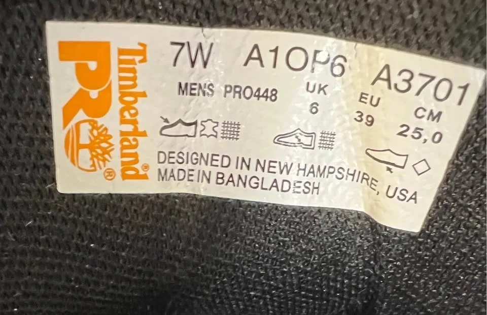 Timberland Pro Safety Shoes SIZE 25cm image indicator(10)