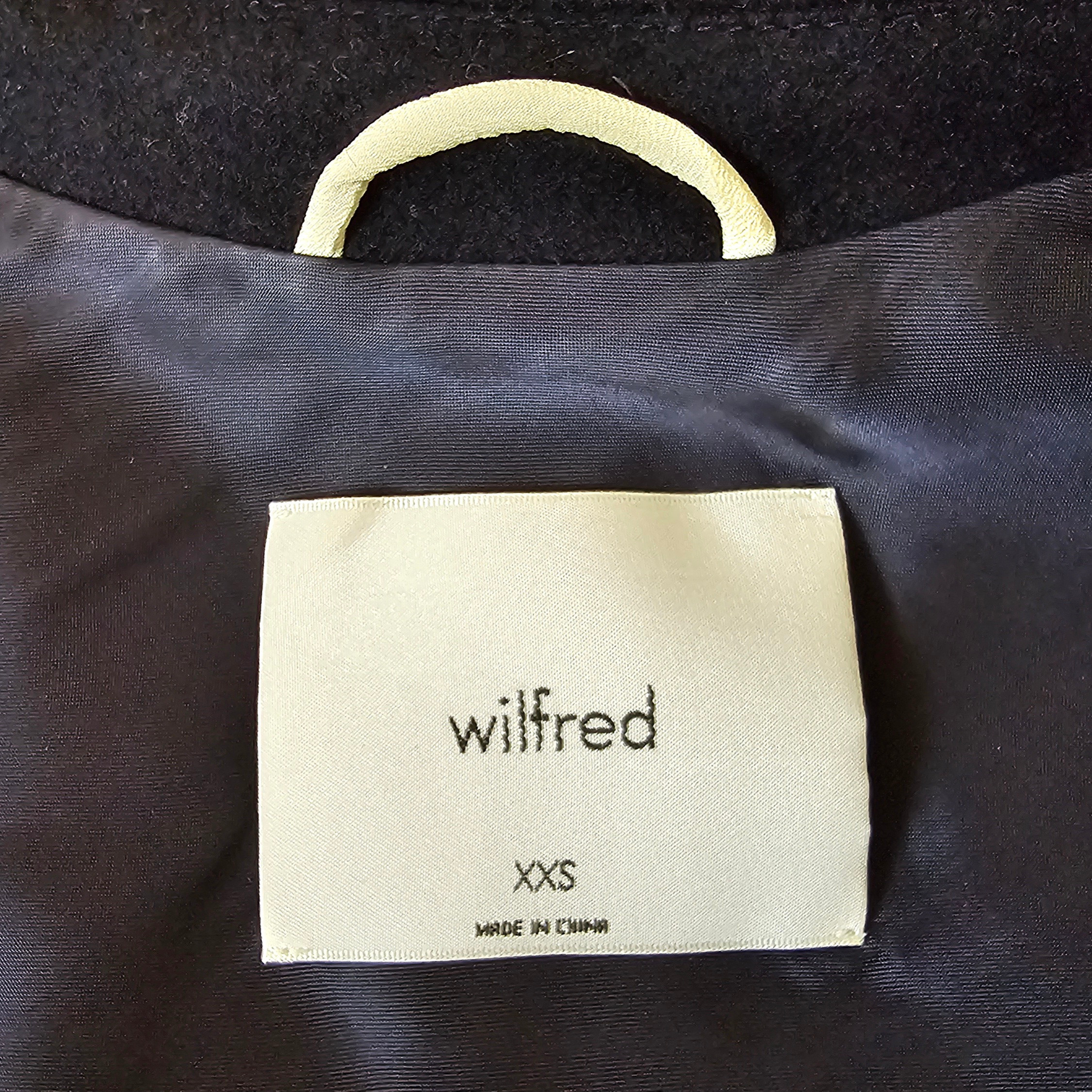 Aritzia Wilfred Jared Wool Coat - 2018 - Royal Navy - Sz XXS - photo 4