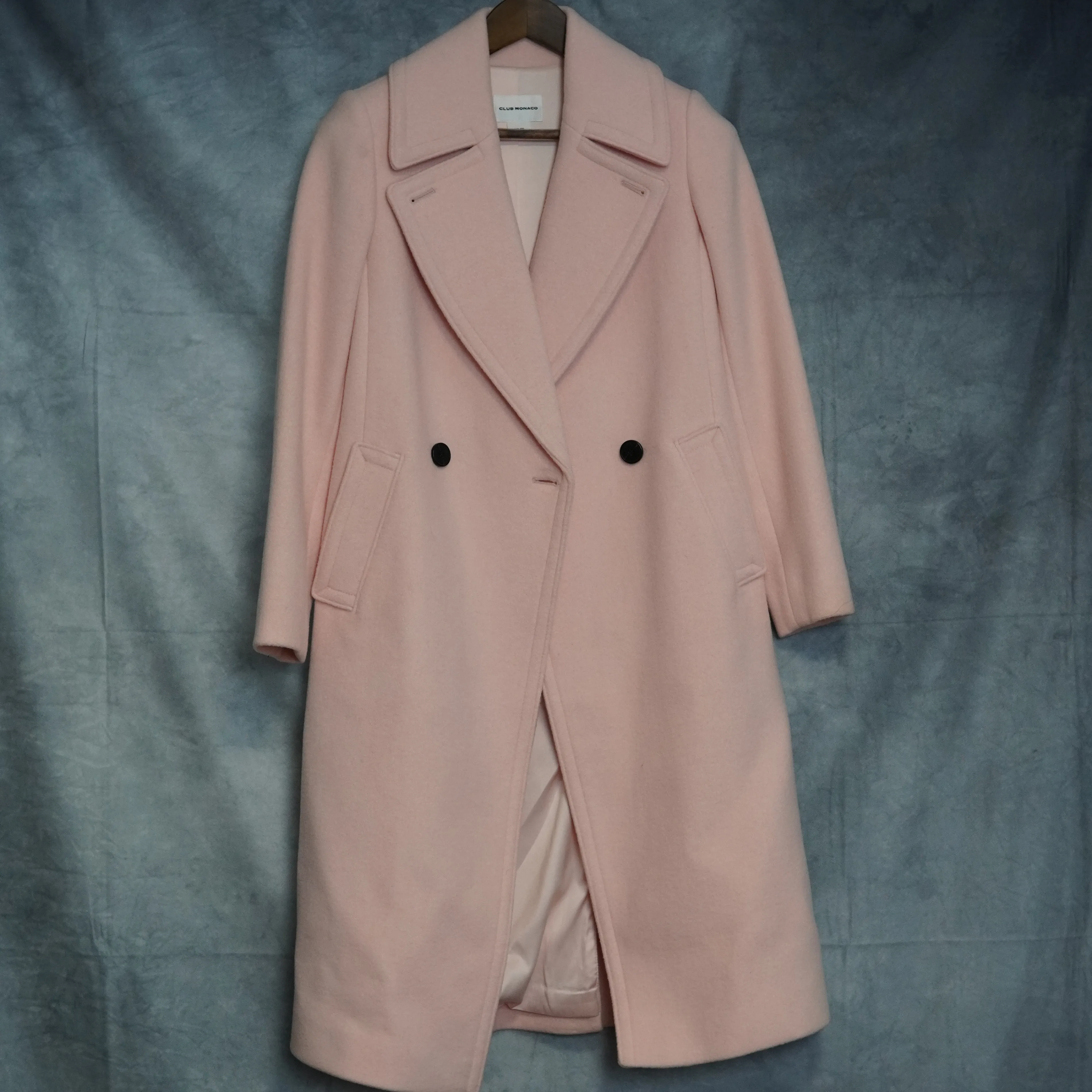 Club Monaco Daylina Wool Blend Coat Light Pink XS image indicator(2)